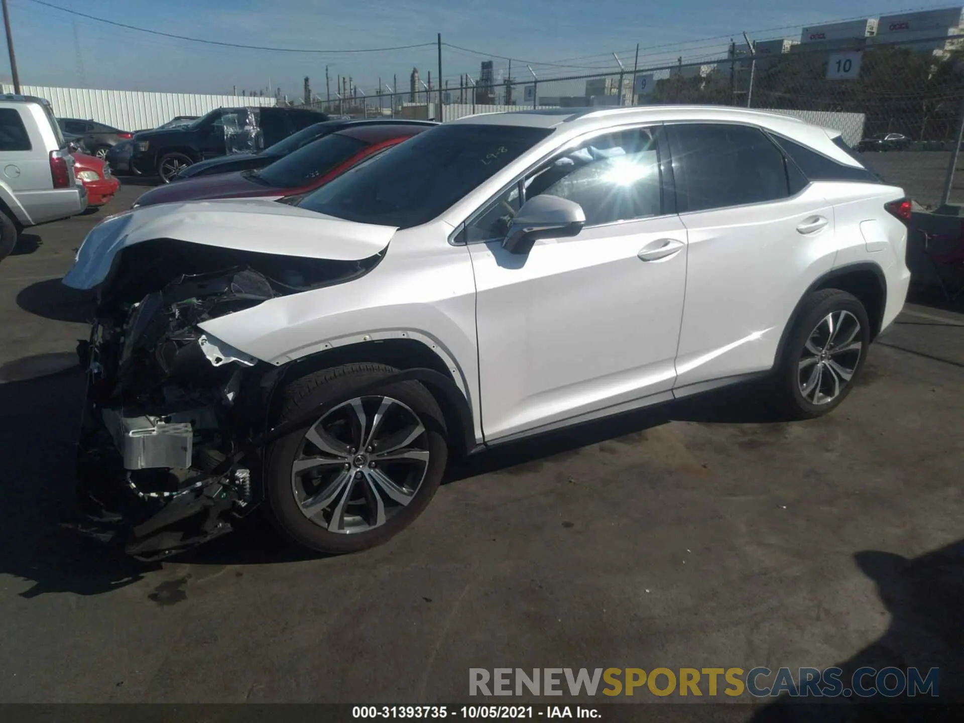 2 fotografías del automóvil dañado 2T2ZZMCA2KC133131 LEXUS RX 2019