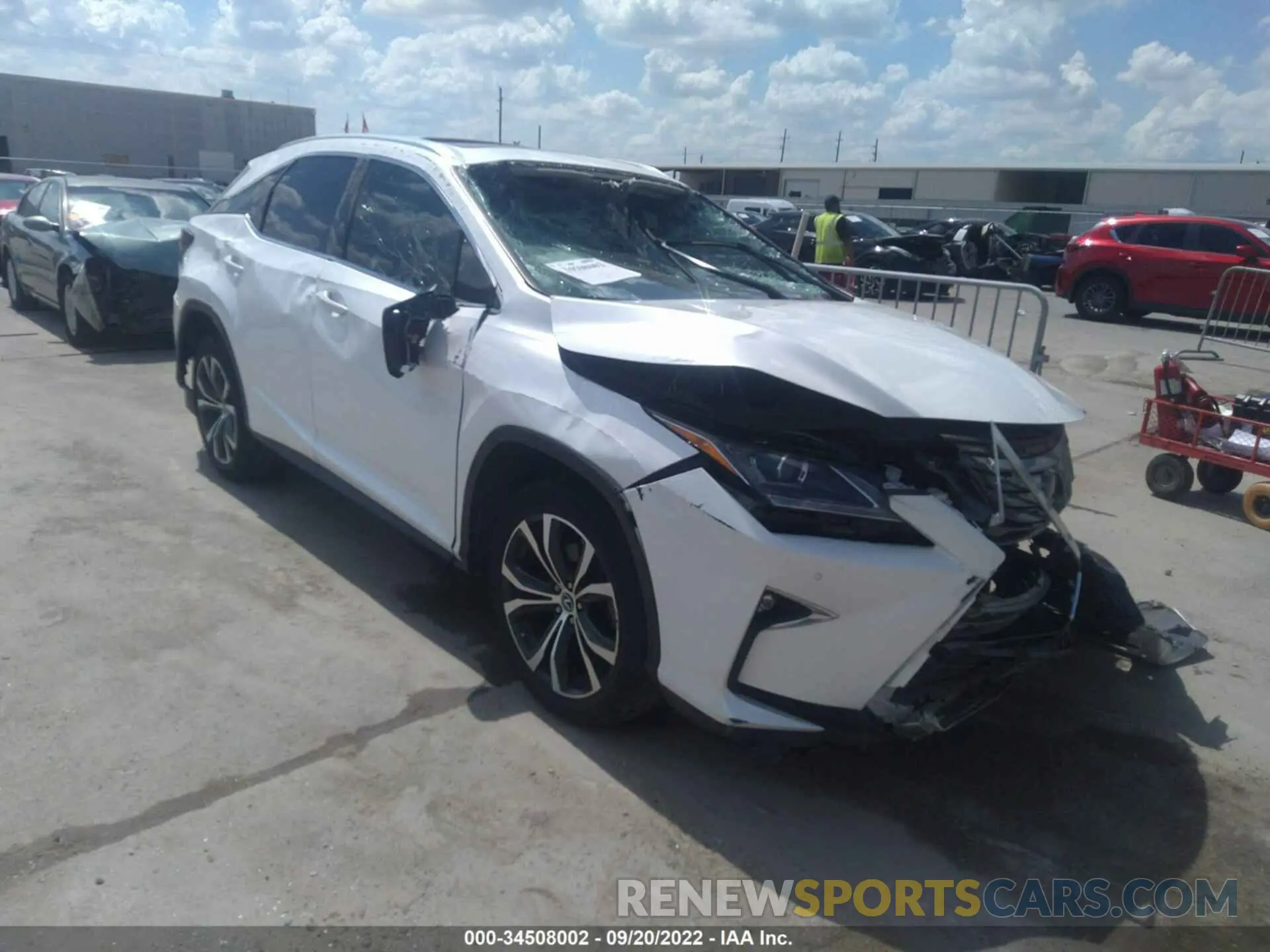 1 fotografías del automóvil dañado 2T2ZZMCA2KC133209 LEXUS RX 2019