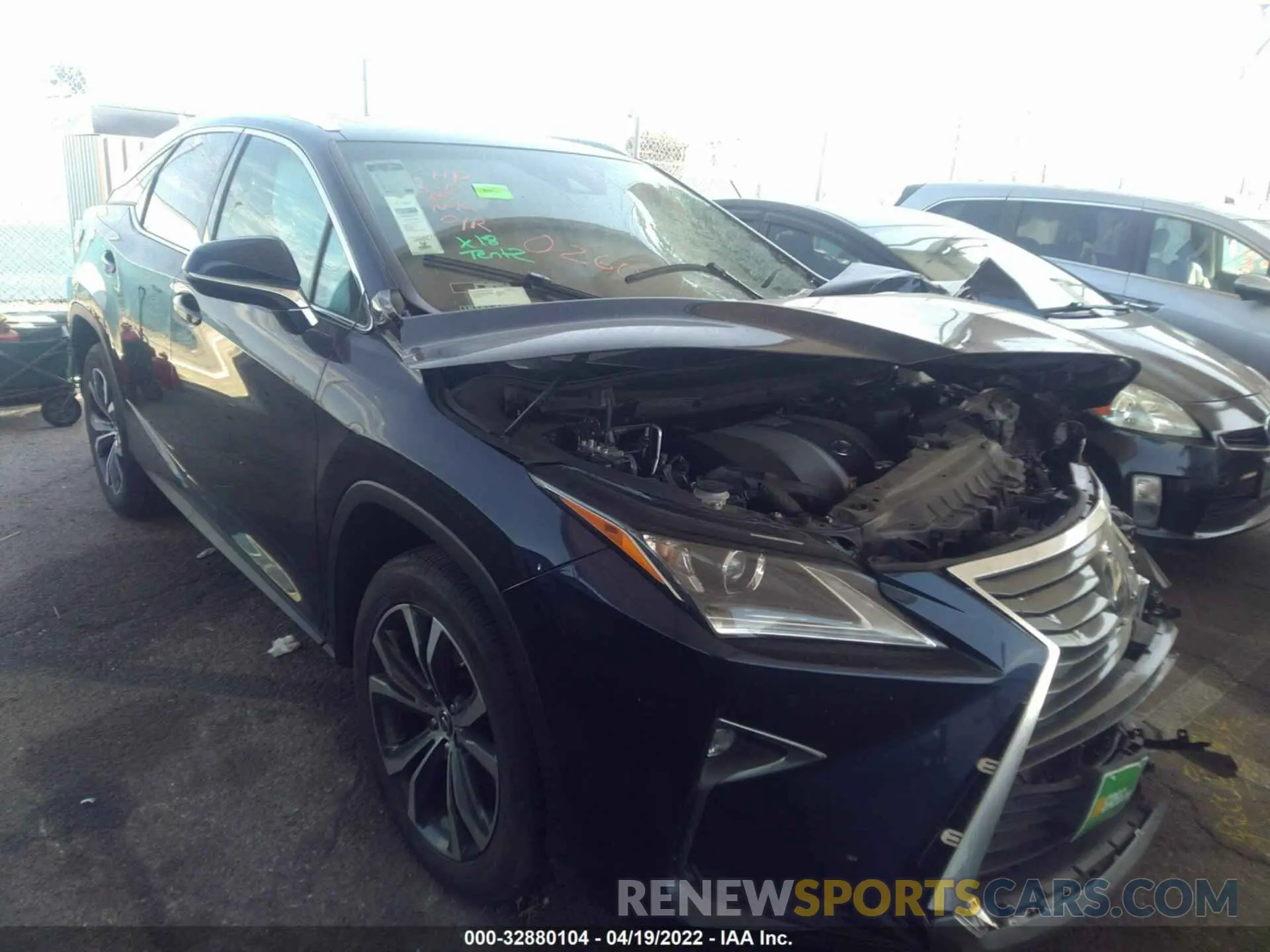 1 fotografías del automóvil dañado 2T2ZZMCA3KC120260 LEXUS RX 2019
