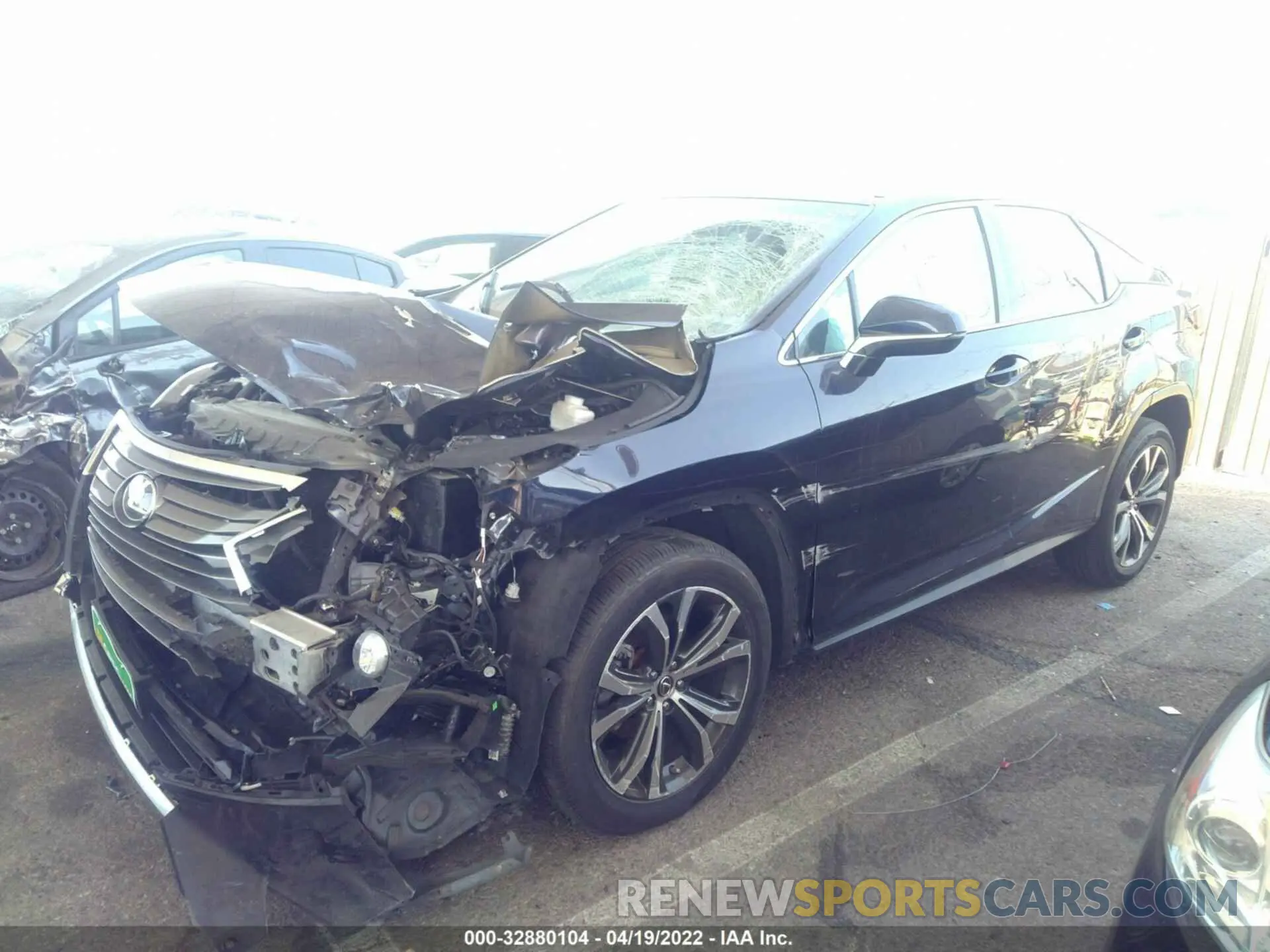 2 fotografías del automóvil dañado 2T2ZZMCA3KC120260 LEXUS RX 2019