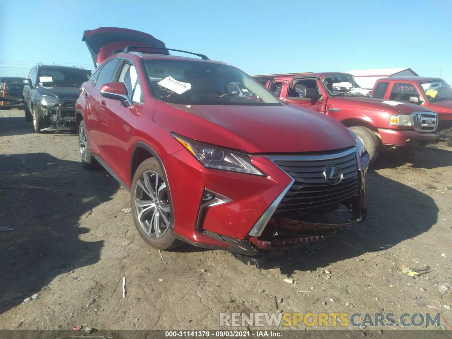 1 fotografías del automóvil dañado 2T2ZZMCA3KC147880 LEXUS RX 2019