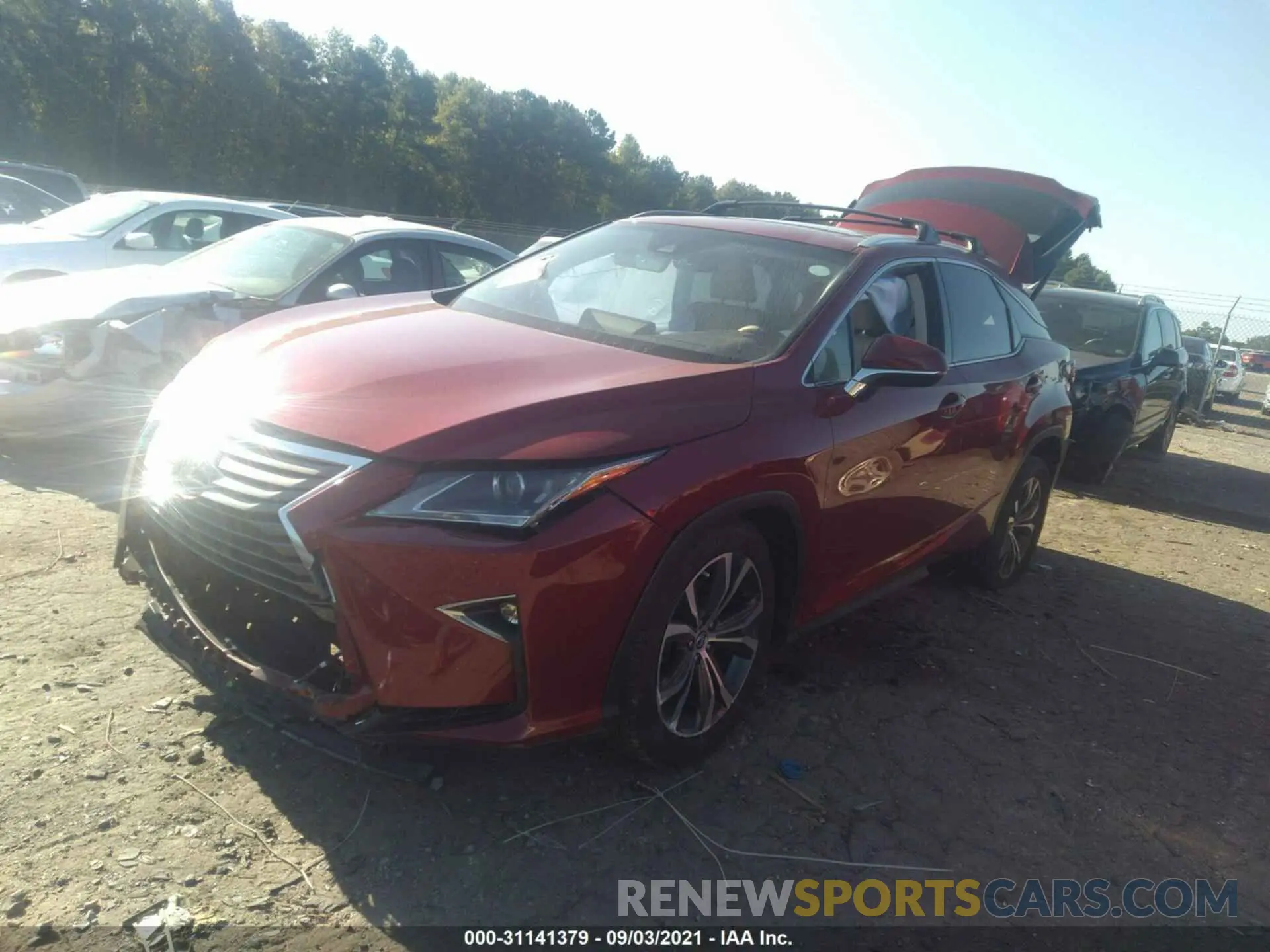 2 fotografías del automóvil dañado 2T2ZZMCA3KC147880 LEXUS RX 2019