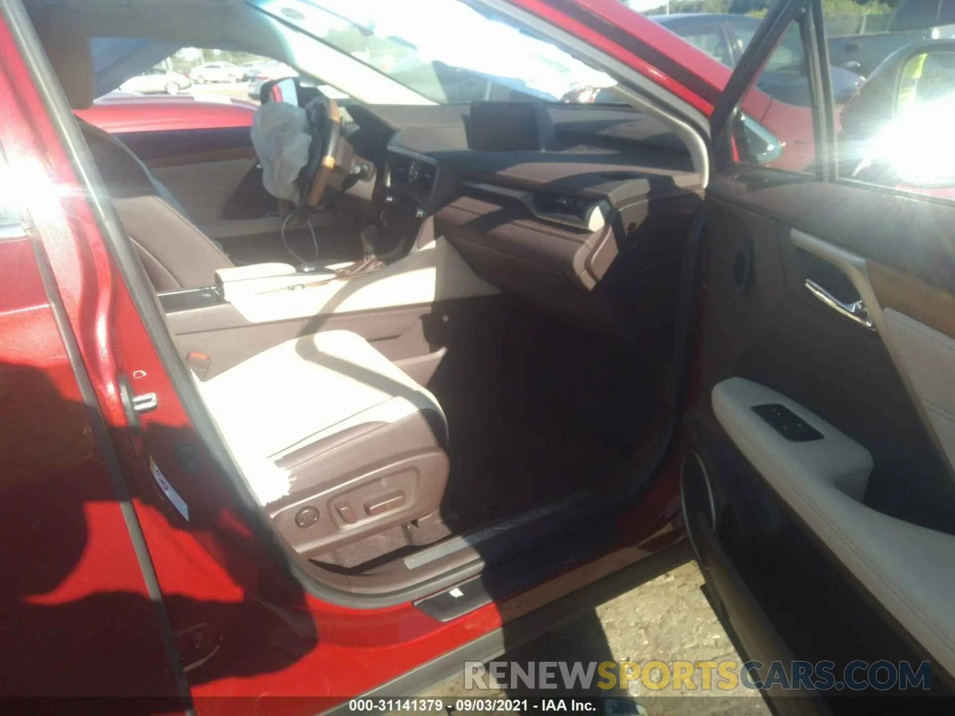 5 fotografías del automóvil dañado 2T2ZZMCA3KC147880 LEXUS RX 2019