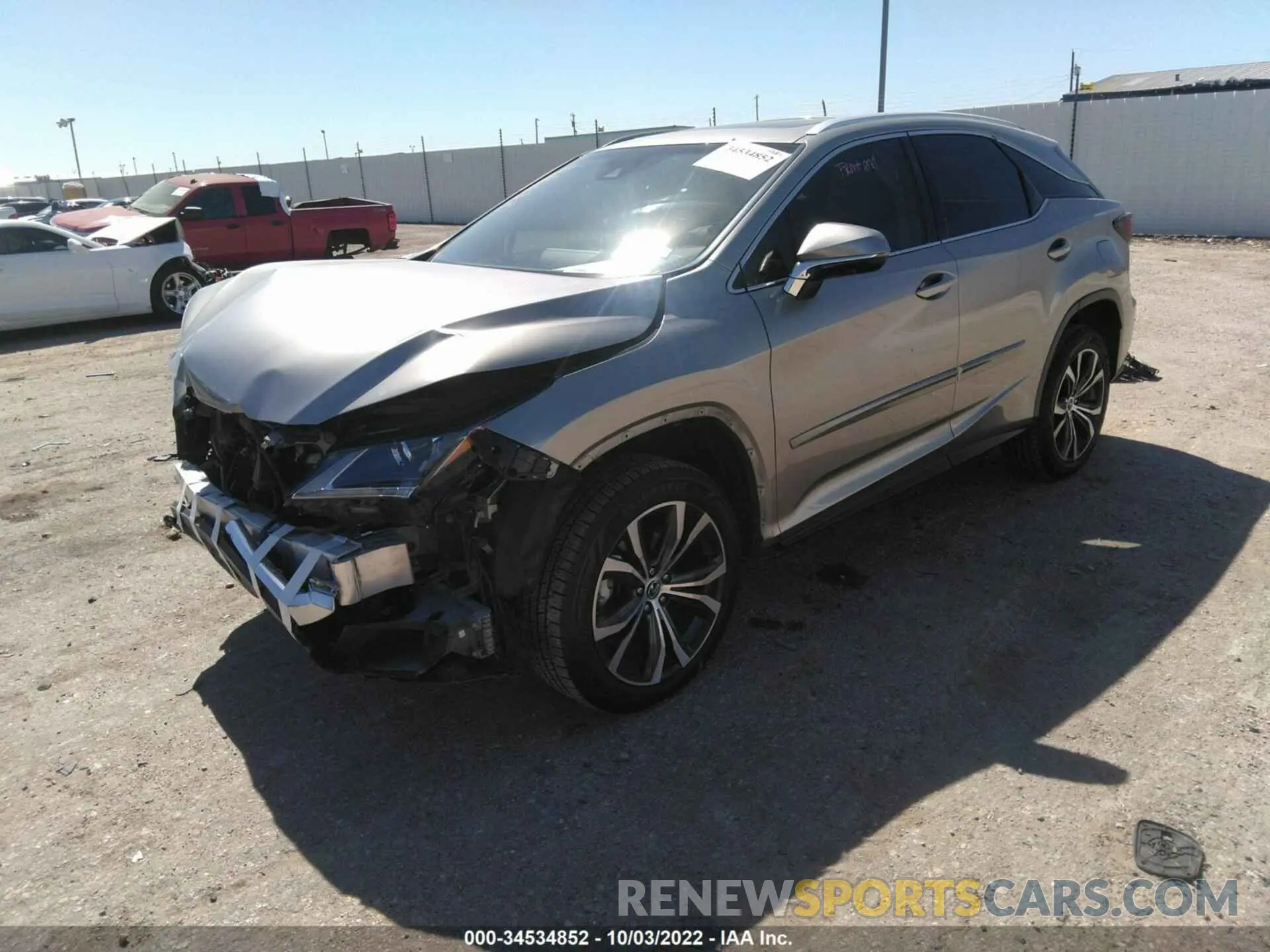 2 fotografías del automóvil dañado 2T2ZZMCA8KC136308 LEXUS RX 2019