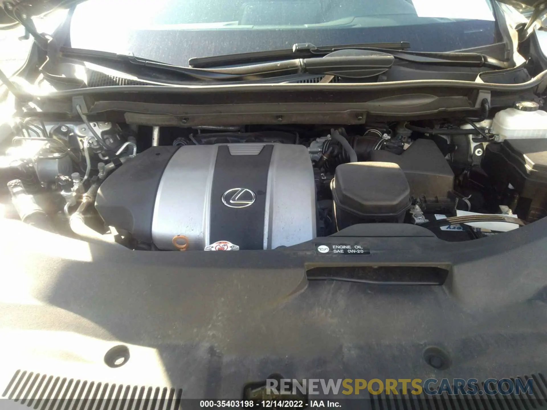 10 fotografías del automóvil dañado 2T2ZZMCA8KC145316 LEXUS RX 2019