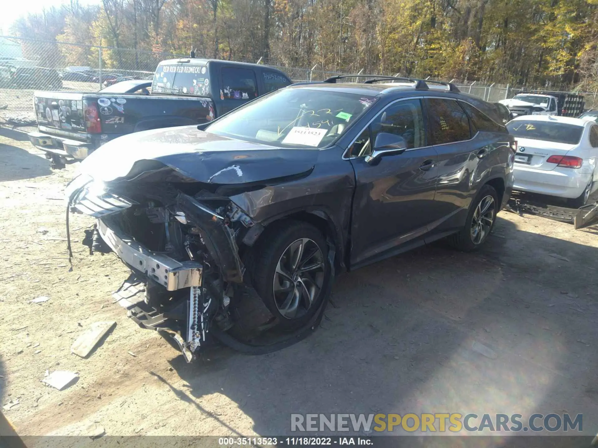 2 fotografías del automóvil dañado JTJDZKCA0K2020745 LEXUS RX 2019
