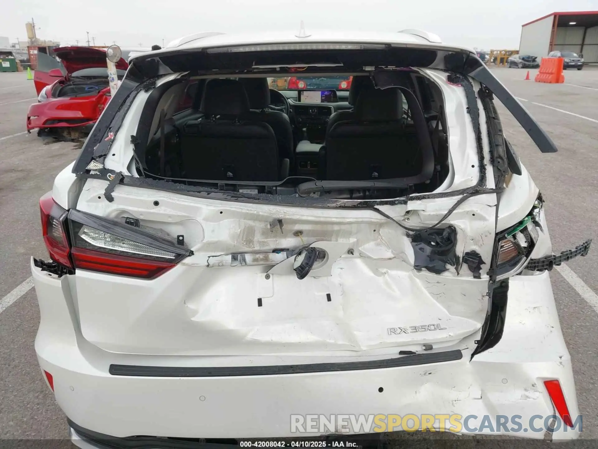 6 fotografías del automóvil dañado JTJDZKCA5K2018635 LEXUS RX 2019