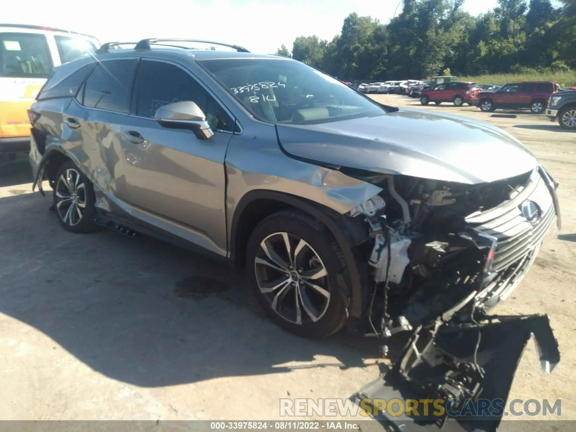 1 fotografías del automóvil dañado JTJDZKCA7K2020127 LEXUS RX 2019