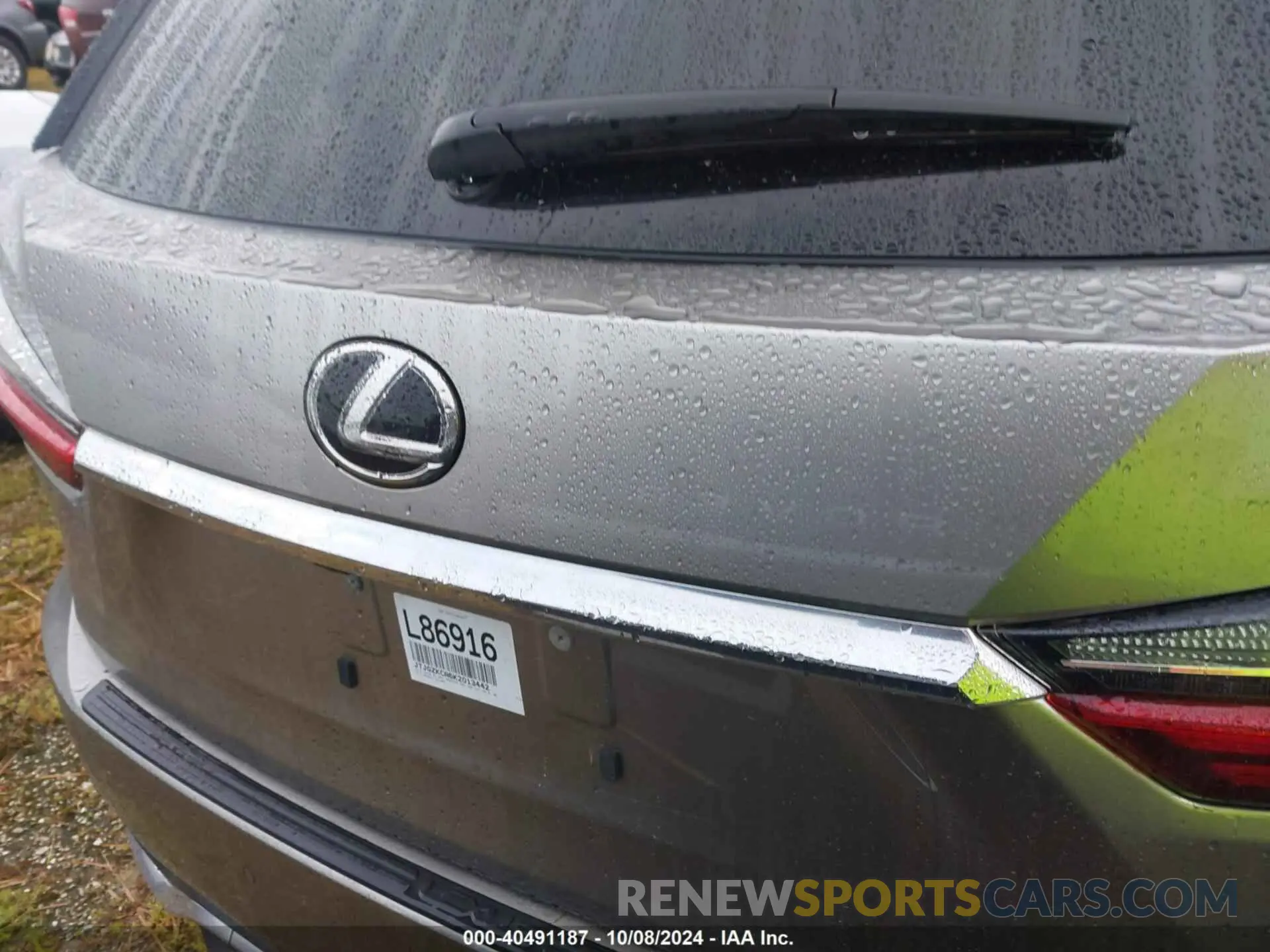 16 fotografías del automóvil dañado JTJGZKCA6K2013442 LEXUS RX 2019