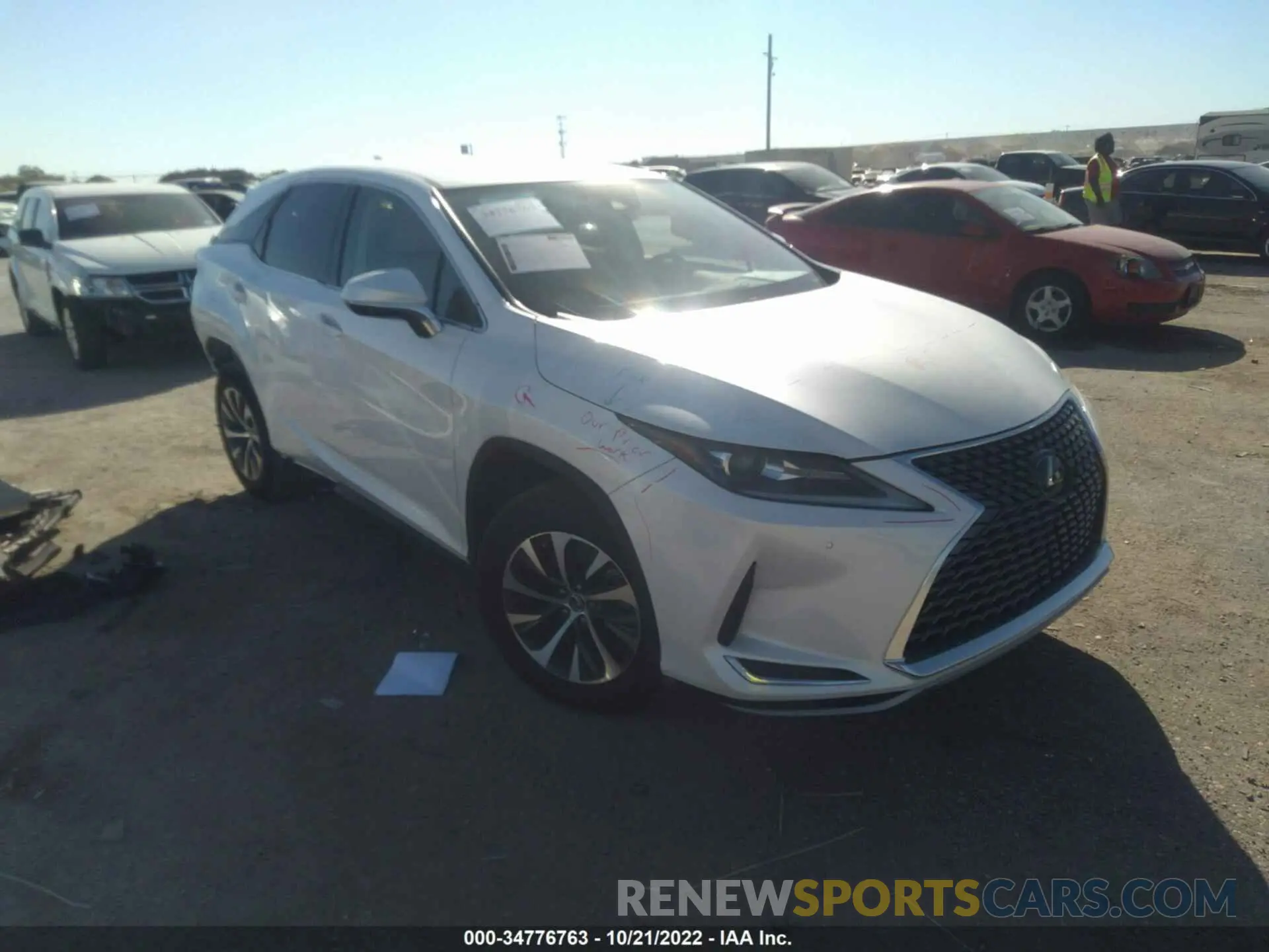 1 fotografías del automóvil dañado 2T2AZMAA5LC155335 LEXUS RX 2020