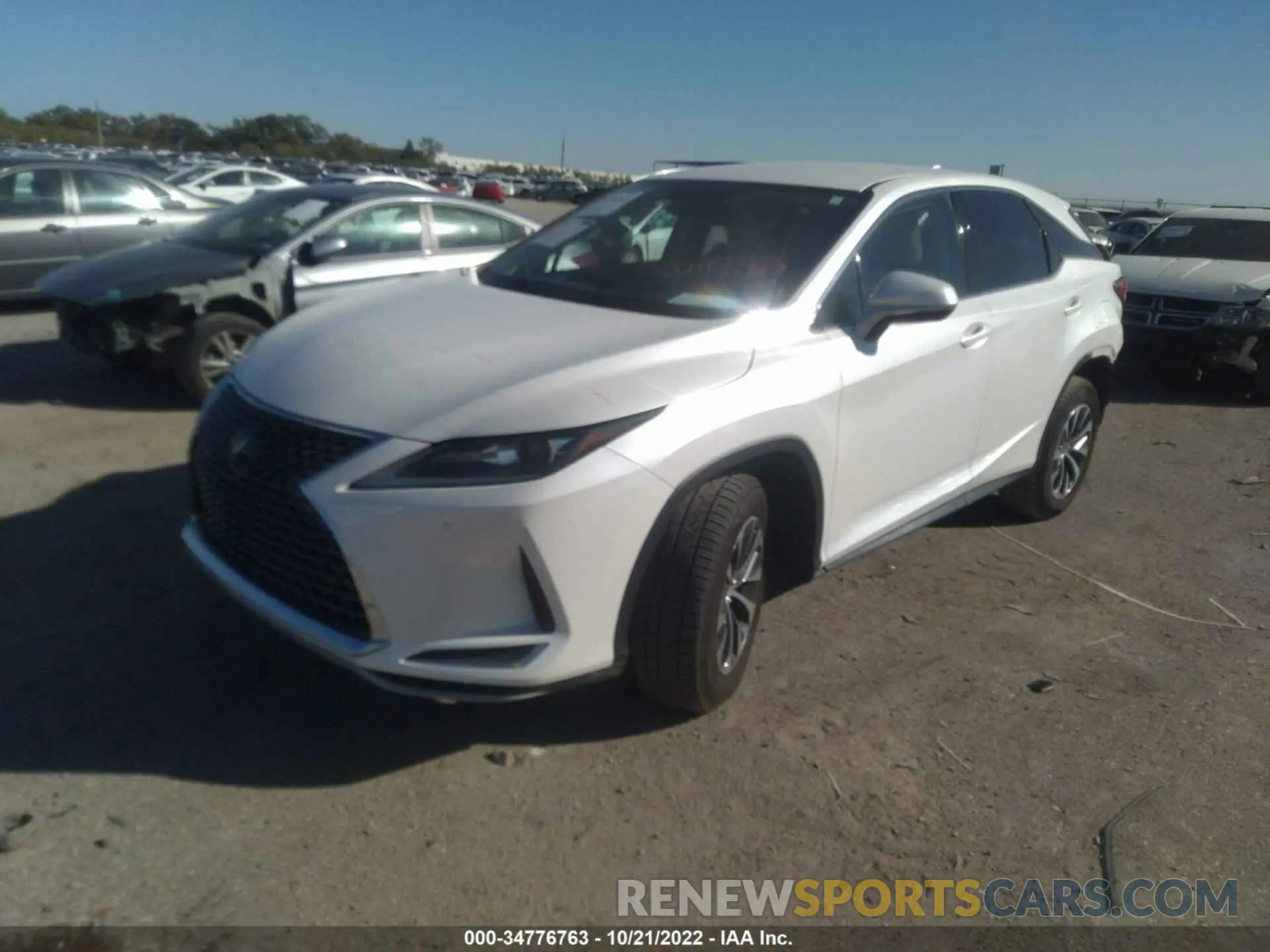 2 fotografías del automóvil dañado 2T2AZMAA5LC155335 LEXUS RX 2020