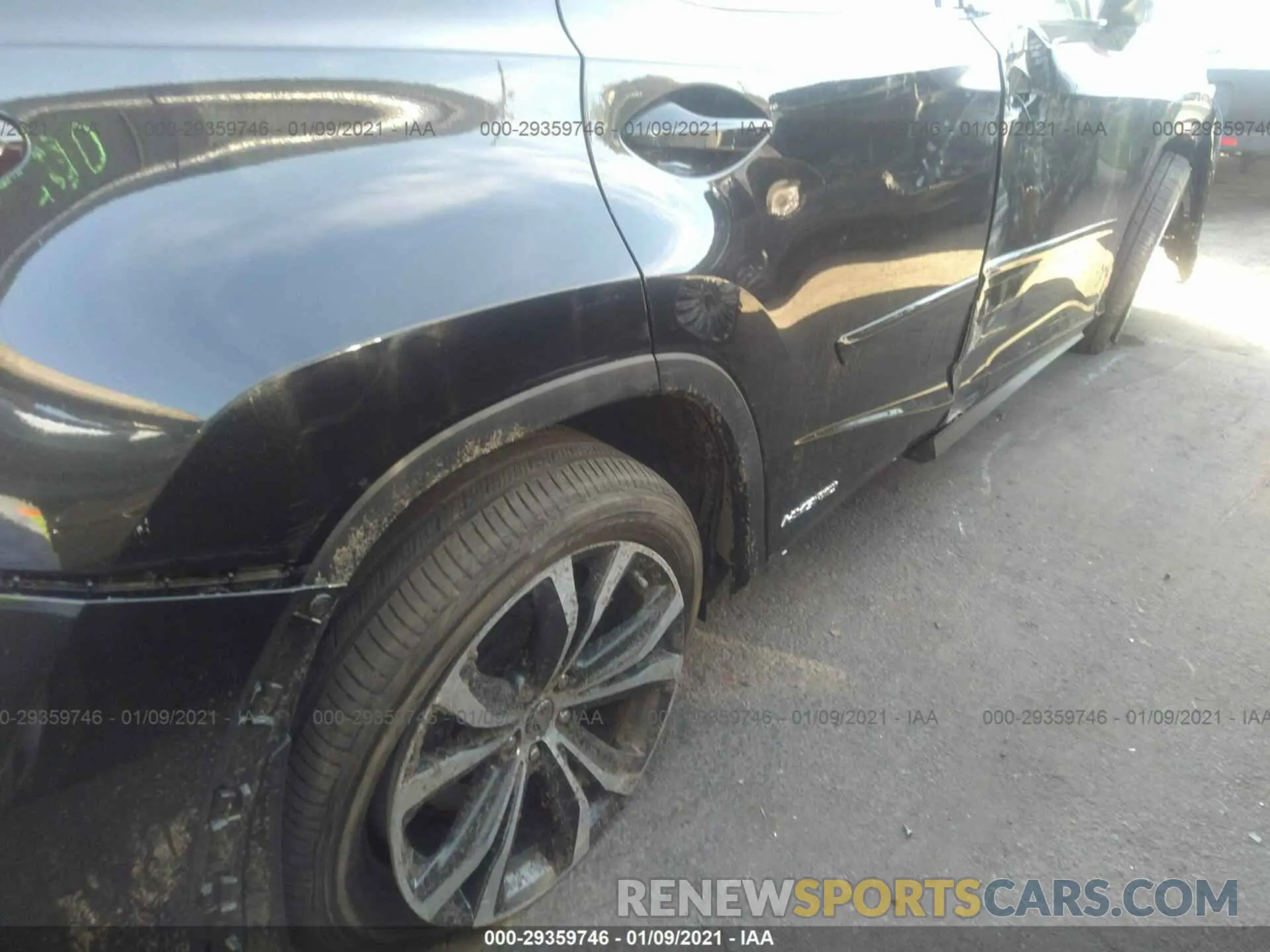 6 fotografías del automóvil dañado 2T2HGMDA4LC047711 LEXUS RX 2020