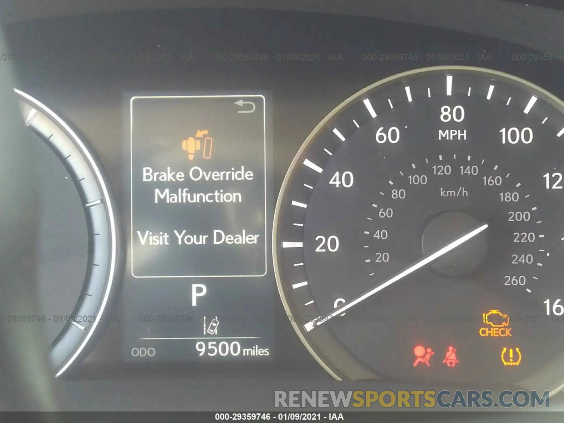 7 fotografías del automóvil dañado 2T2HGMDA4LC047711 LEXUS RX 2020