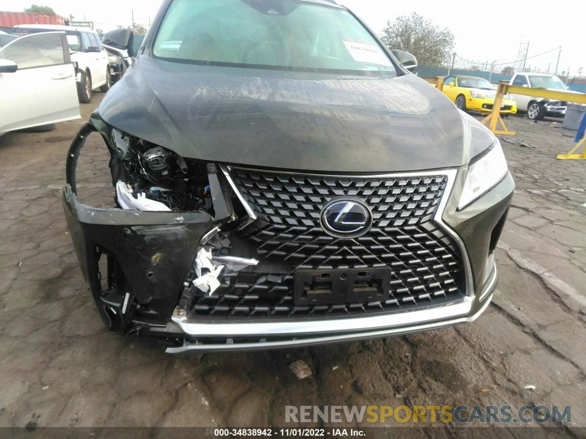 6 fotografías del automóvil dañado 2T2HGMDA7LC048447 LEXUS RX 2020