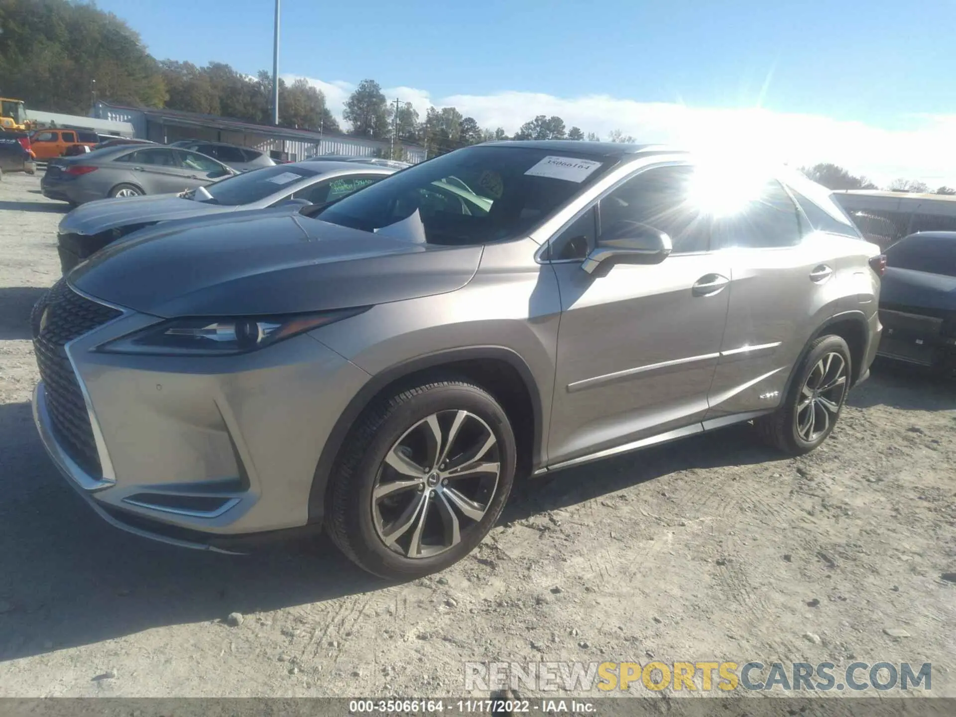 2 fotografías del automóvil dañado 2T2HGMDA8LC049753 LEXUS RX 2020