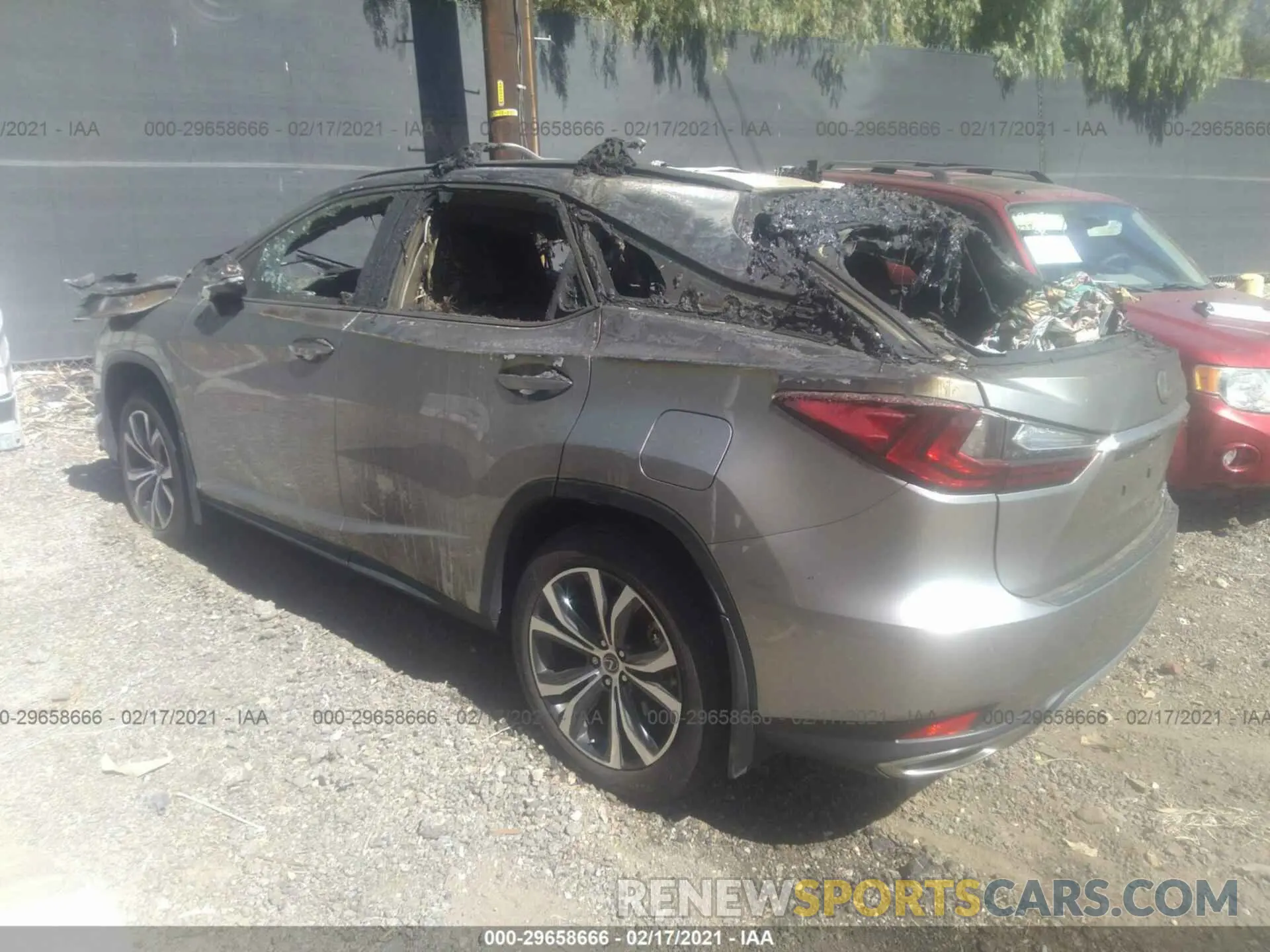 3 fotografías del automóvil dañado 2T2HZMAA1LC161373 LEXUS RX 2020