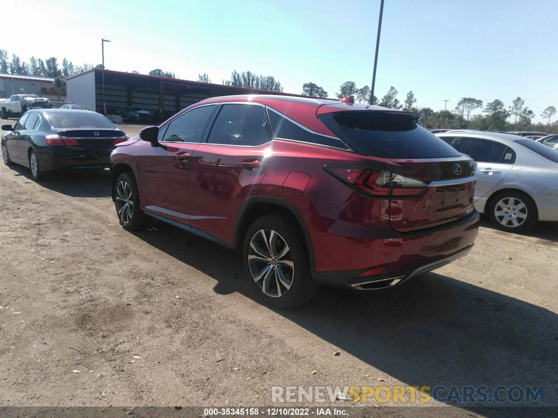3 fotografías del automóvil dañado 2T2HZMAA2LC160104 LEXUS RX 2020