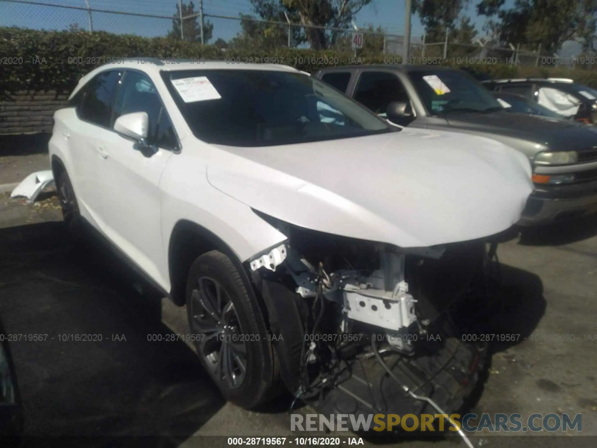 1 fotografías del automóvil dañado 2T2HZMAA2LC175816 LEXUS RX 2020