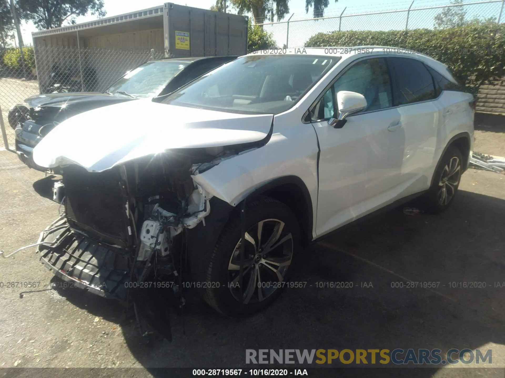 2 fotografías del automóvil dañado 2T2HZMAA2LC175816 LEXUS RX 2020