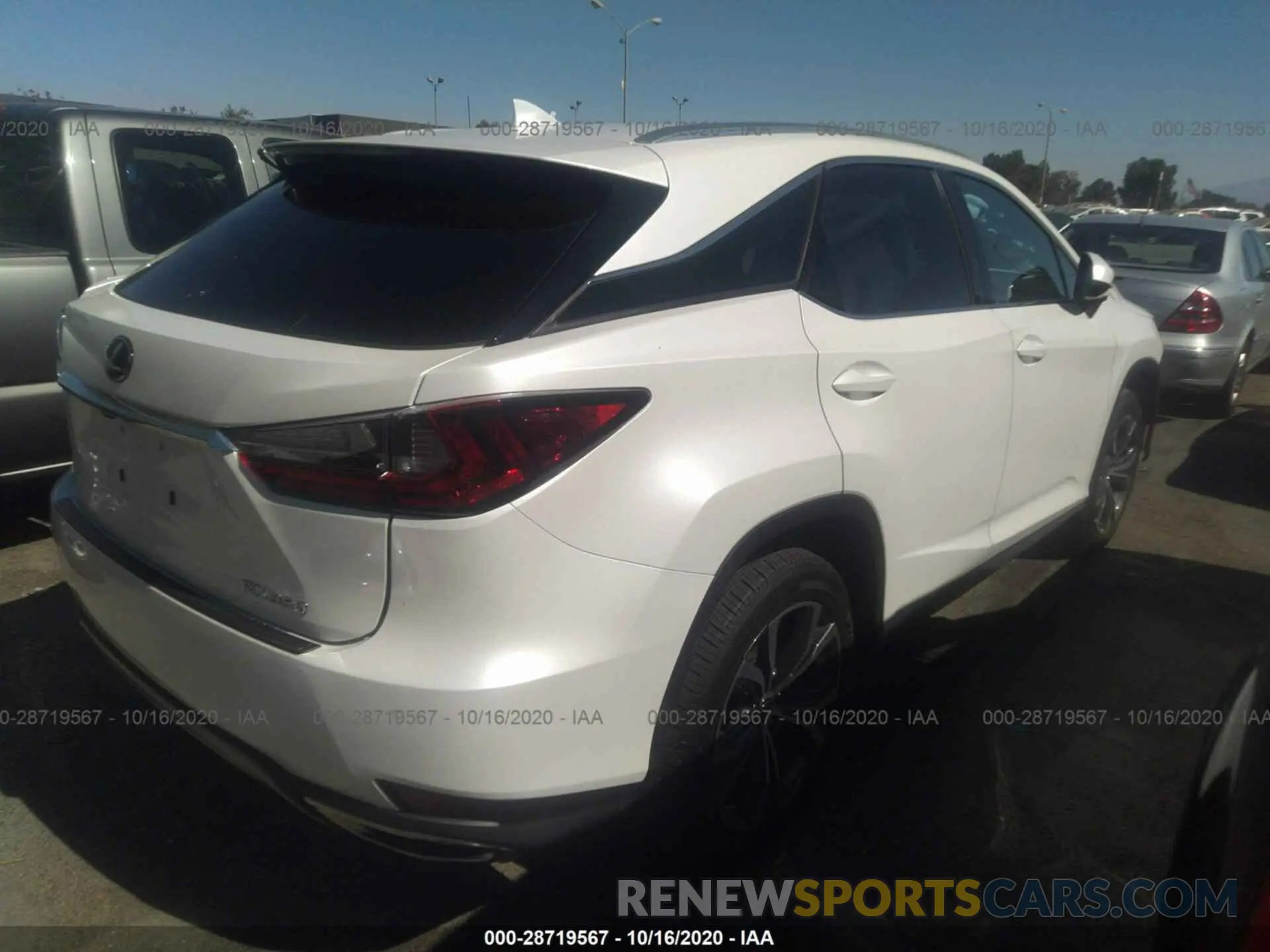4 fotografías del automóvil dañado 2T2HZMAA2LC175816 LEXUS RX 2020