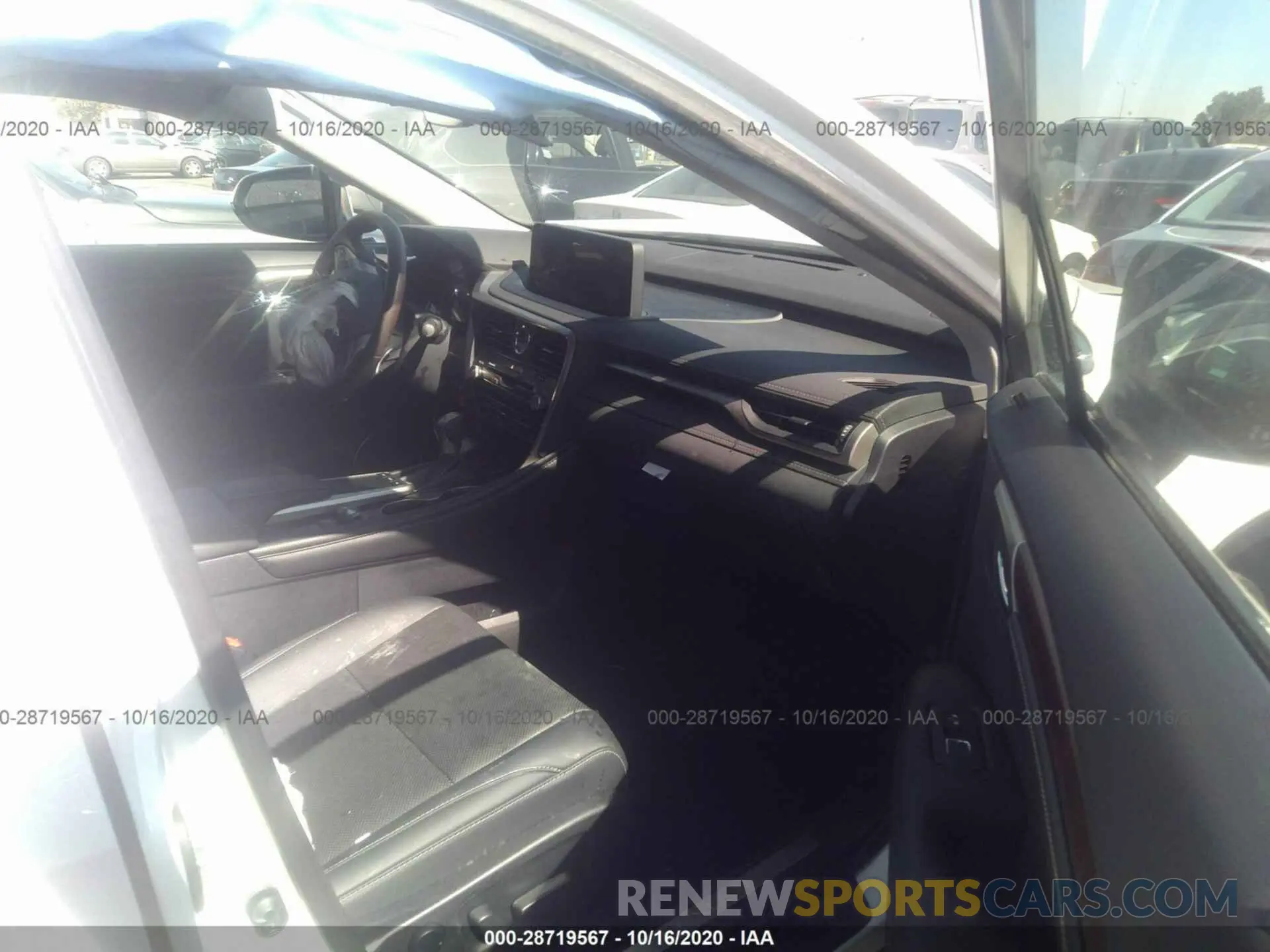 5 fotografías del automóvil dañado 2T2HZMAA2LC175816 LEXUS RX 2020