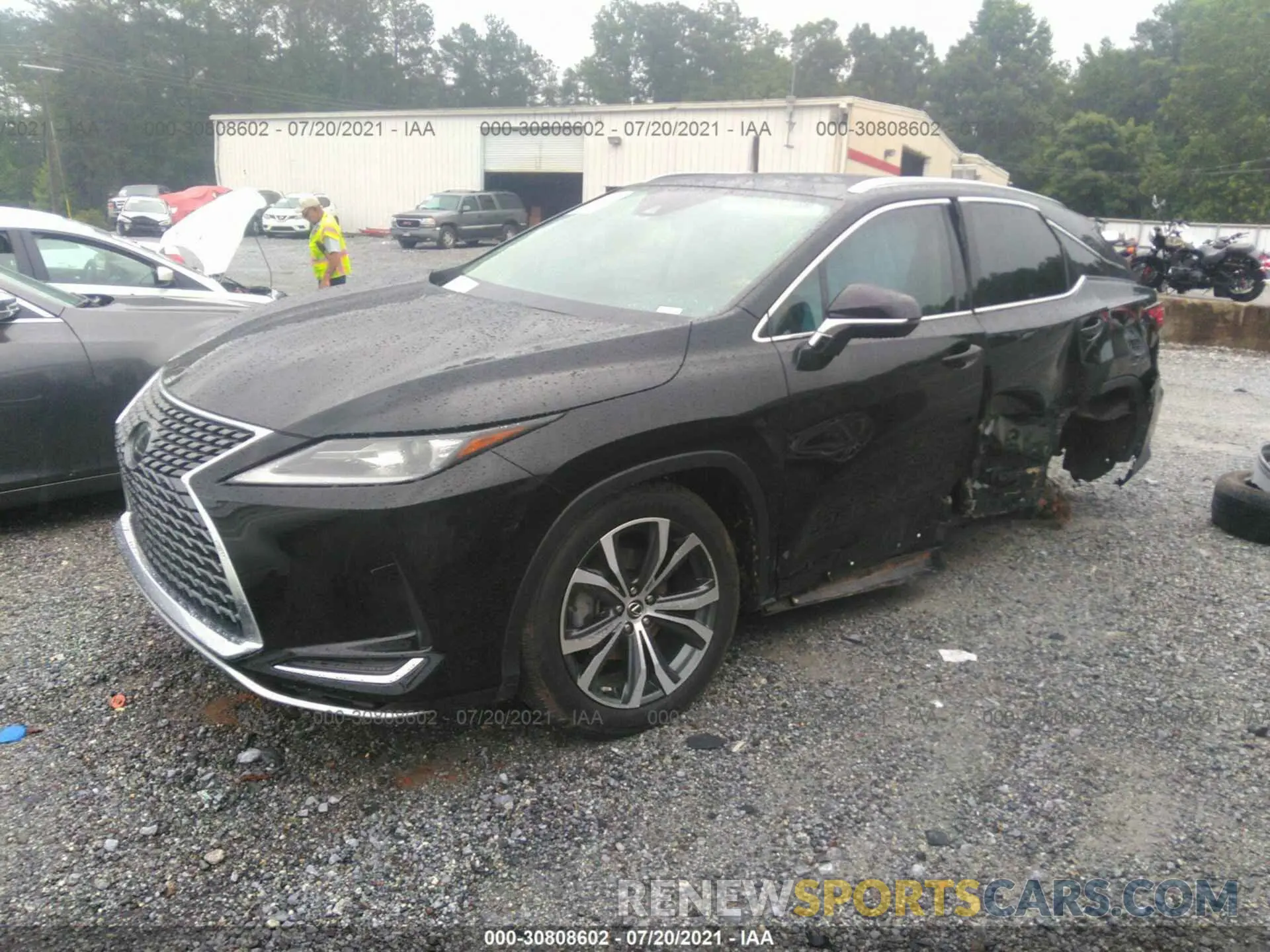 2 fotografías del automóvil dañado 2T2HZMAA4LC167569 LEXUS RX 2020