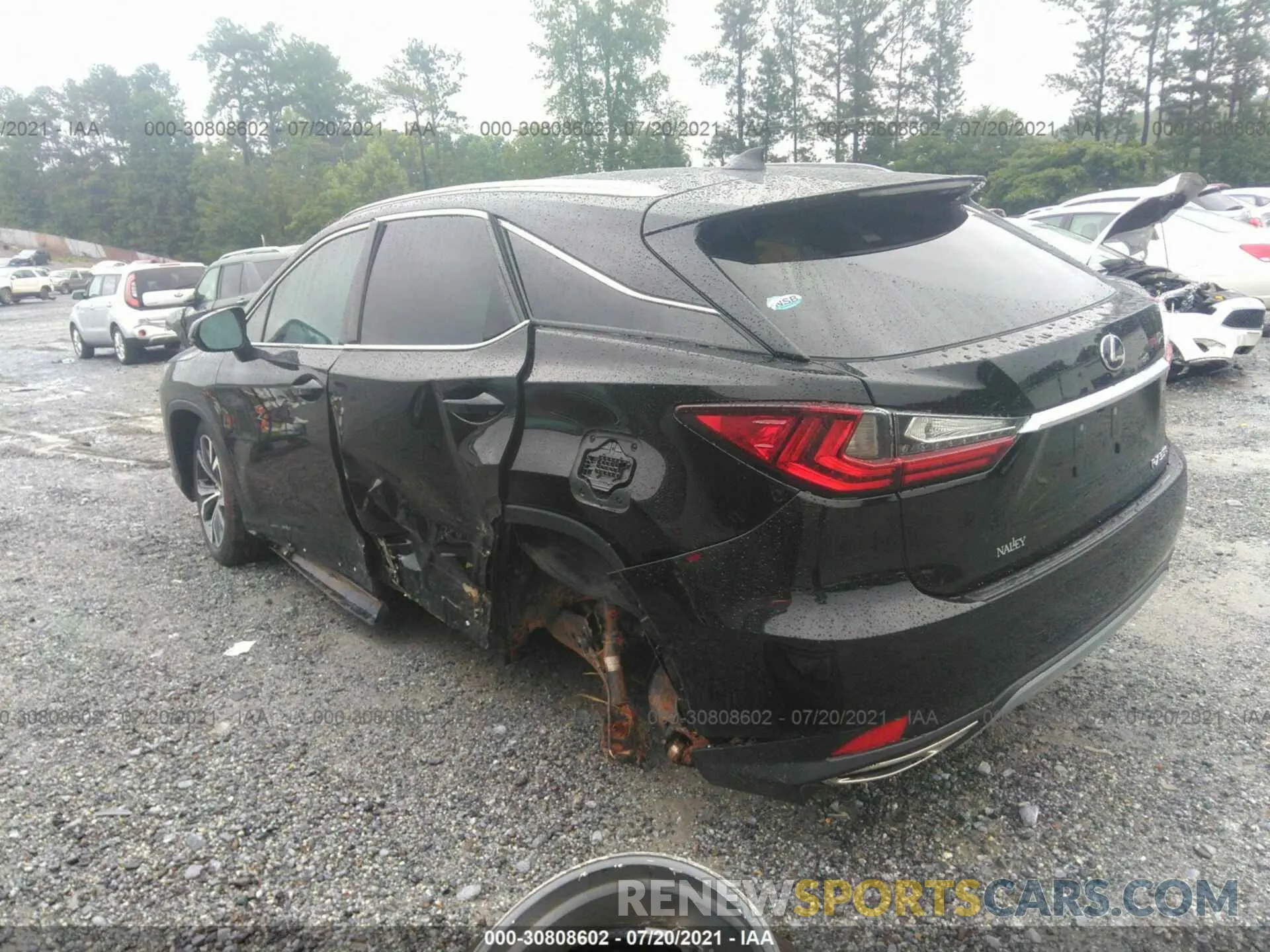 3 fotografías del automóvil dañado 2T2HZMAA4LC167569 LEXUS RX 2020