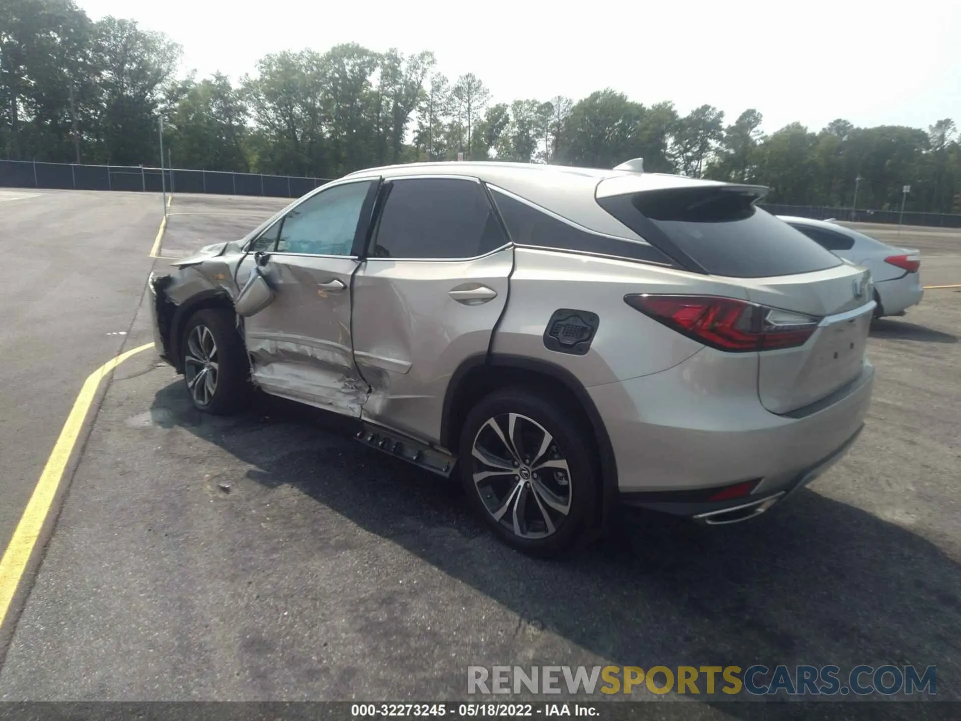 3 fotografías del automóvil dañado 2T2HZMAA4LC172688 LEXUS RX 2020