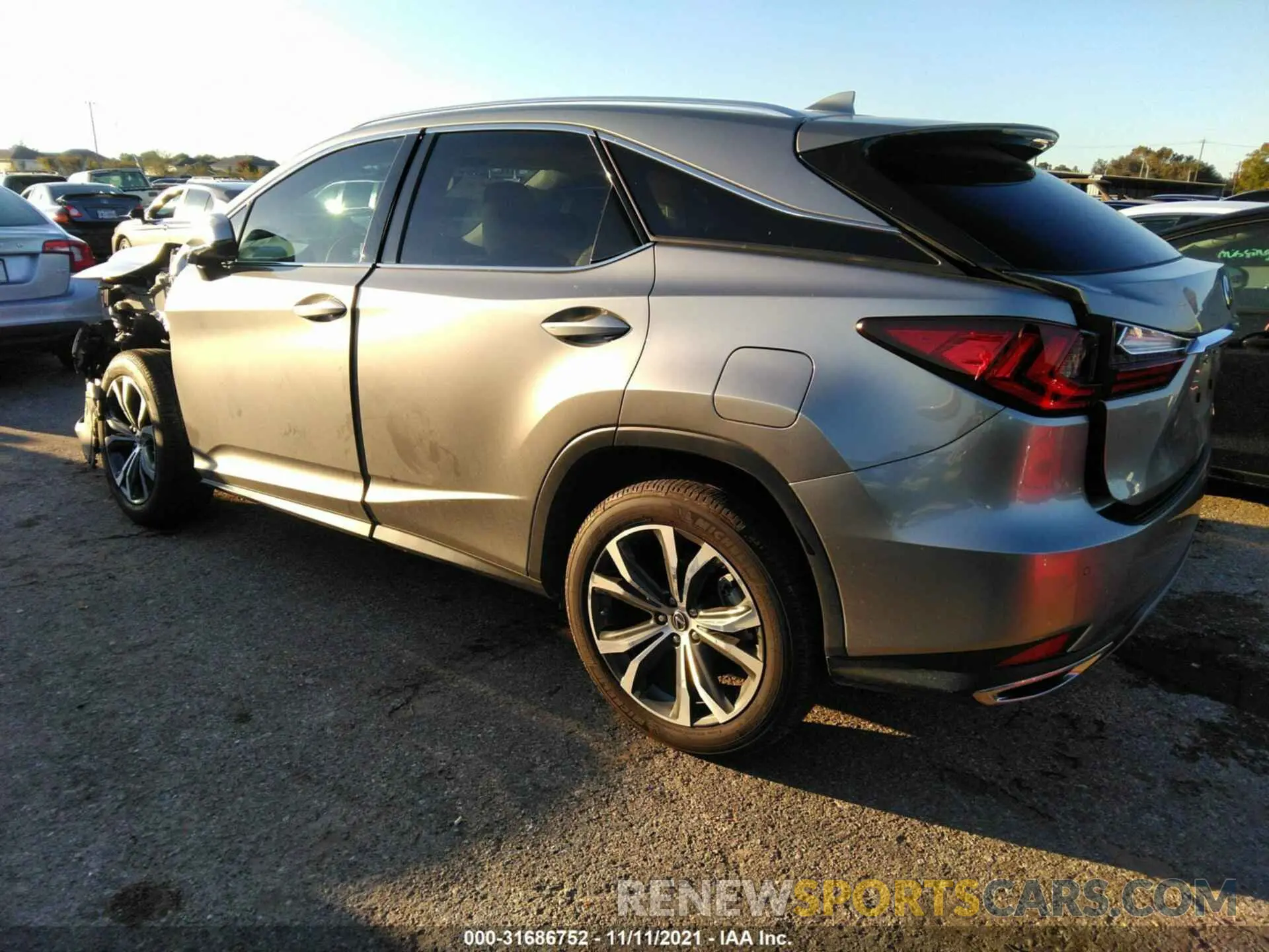 3 fotografías del automóvil dañado 2T2HZMAA4LC173291 LEXUS RX 2020