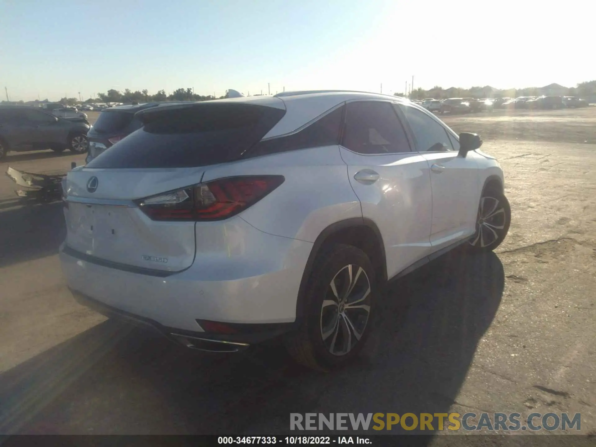 4 fotografías del automóvil dañado 2T2HZMAA5LC151834 LEXUS RX 2020