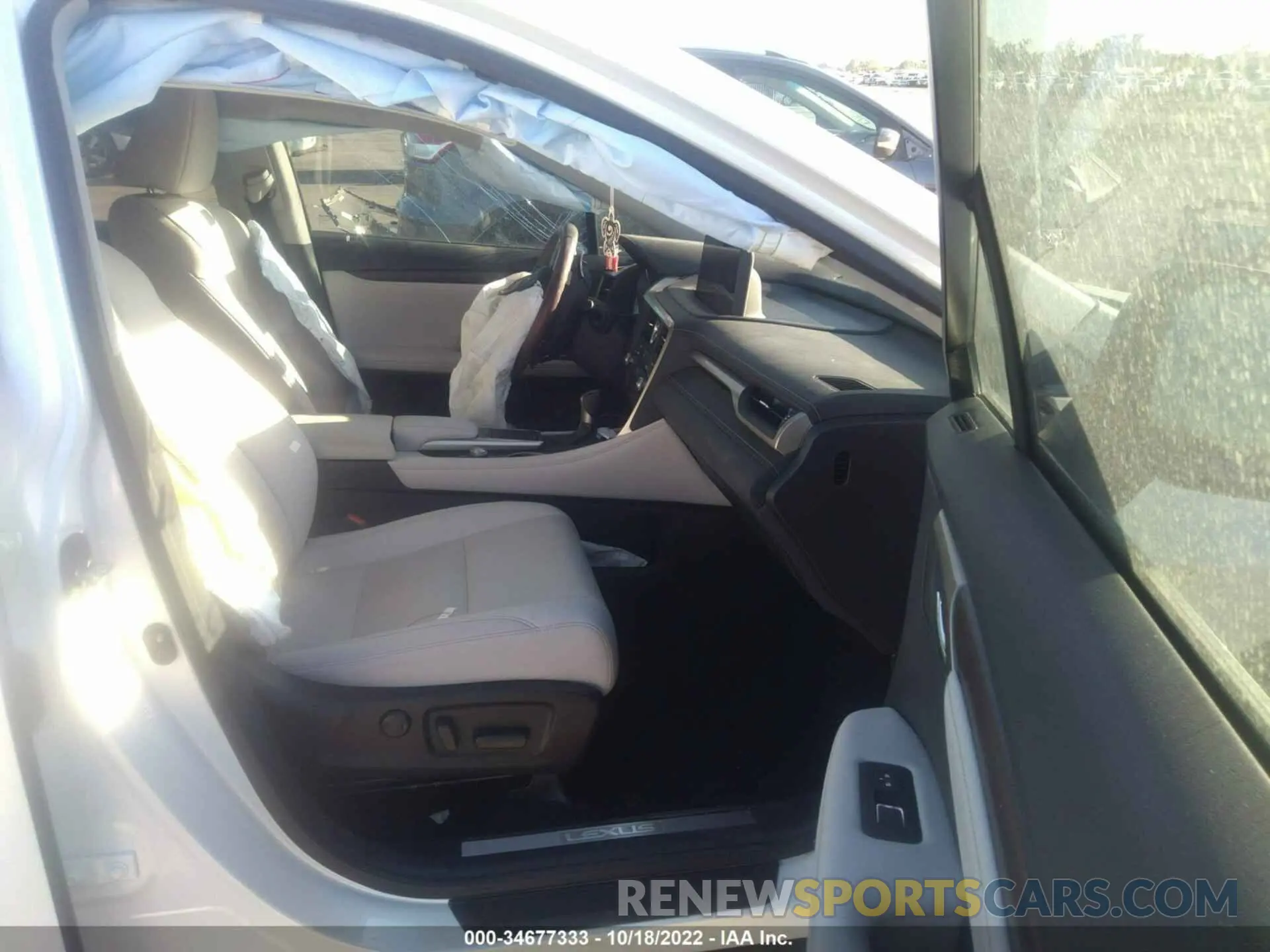 5 fotografías del automóvil dañado 2T2HZMAA5LC151834 LEXUS RX 2020