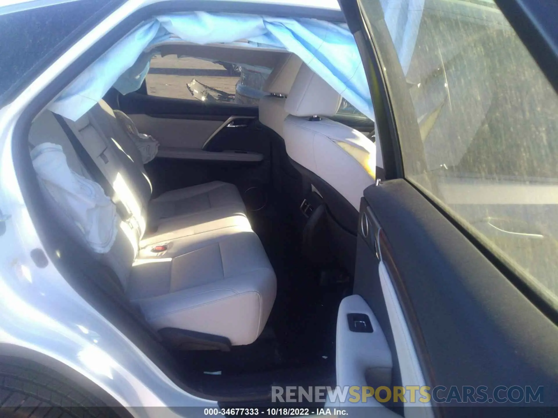 8 fotografías del automóvil dañado 2T2HZMAA5LC151834 LEXUS RX 2020