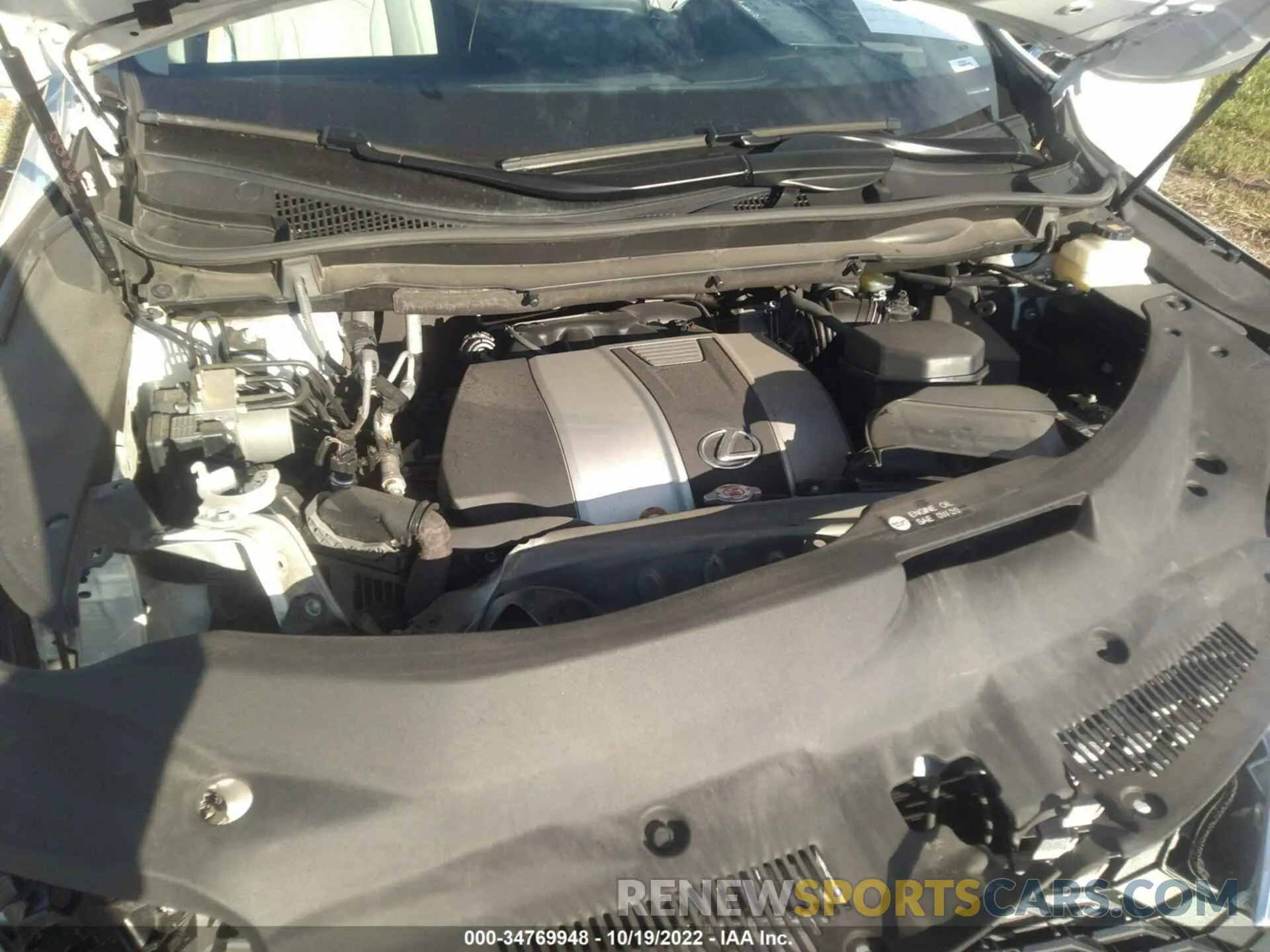 10 fotografías del automóvil dañado 2T2HZMAA5LC163529 LEXUS RX 2020