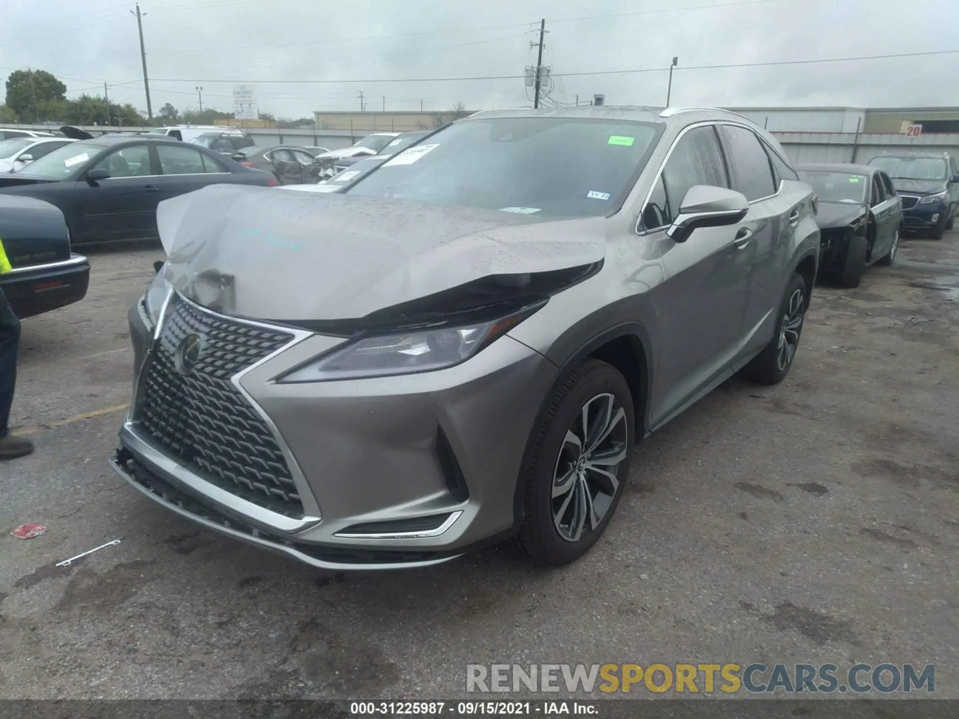 2 fotografías del automóvil dañado 2T2HZMAA5LC179505 LEXUS RX 2020