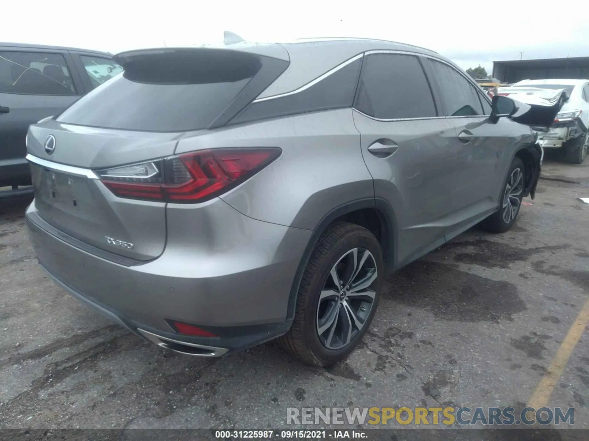4 fotografías del automóvil dañado 2T2HZMAA5LC179505 LEXUS RX 2020