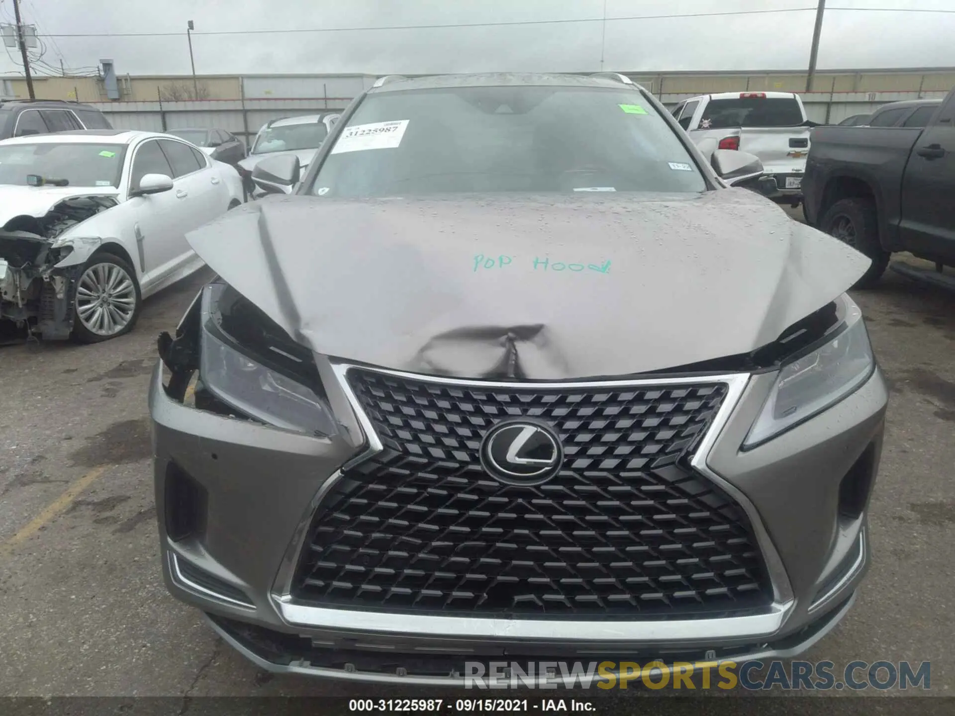 6 fotografías del automóvil dañado 2T2HZMAA5LC179505 LEXUS RX 2020