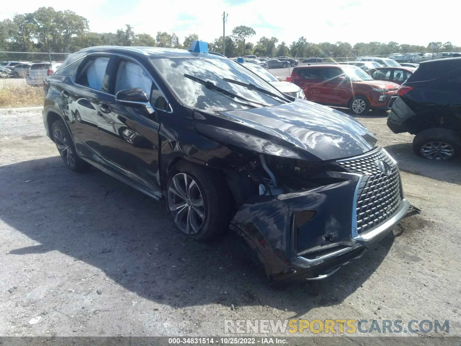 1 fotografías del automóvil dañado 2T2HZMAA7LC161961 LEXUS RX 2020