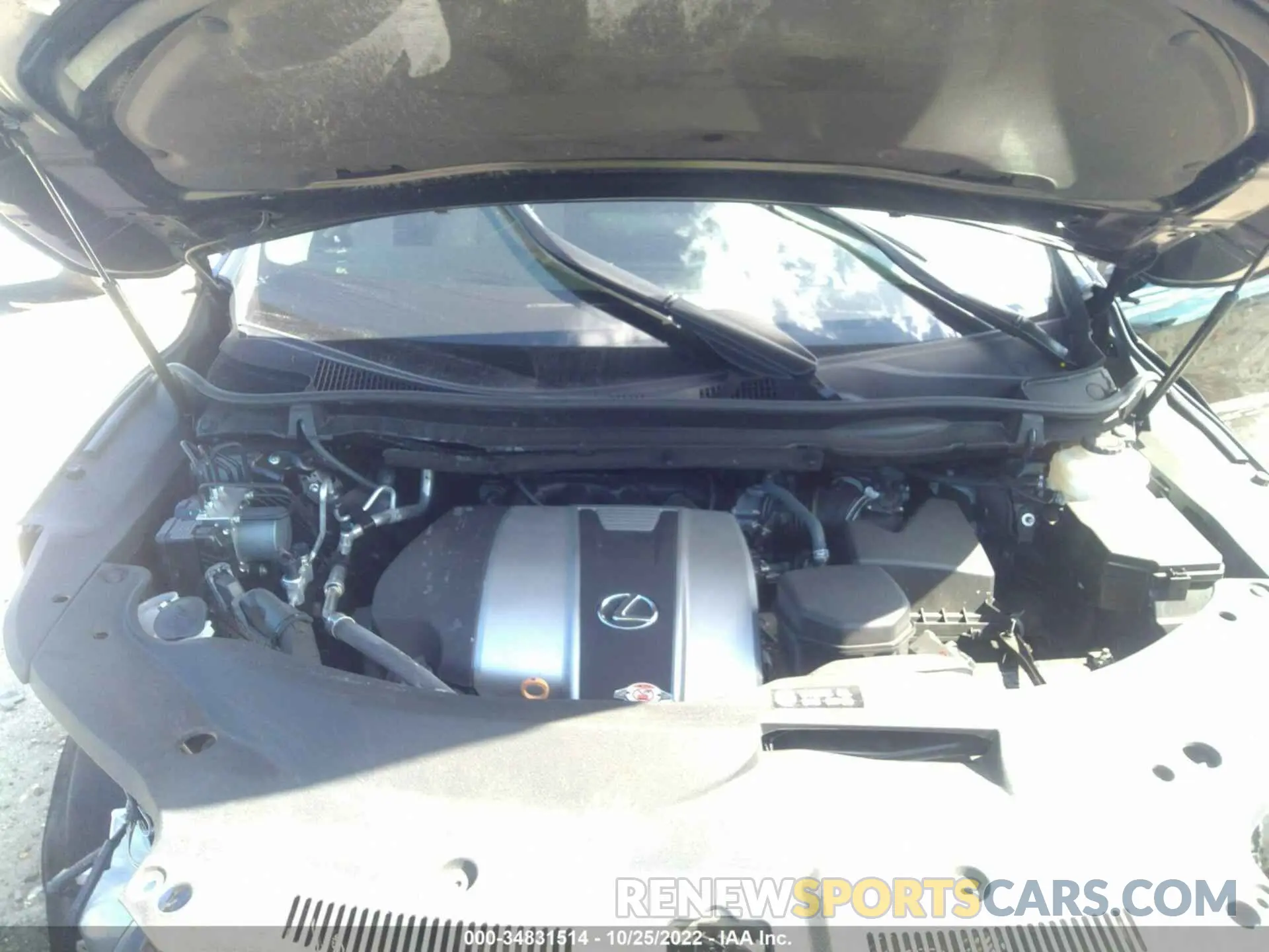 10 fotografías del automóvil dañado 2T2HZMAA7LC161961 LEXUS RX 2020