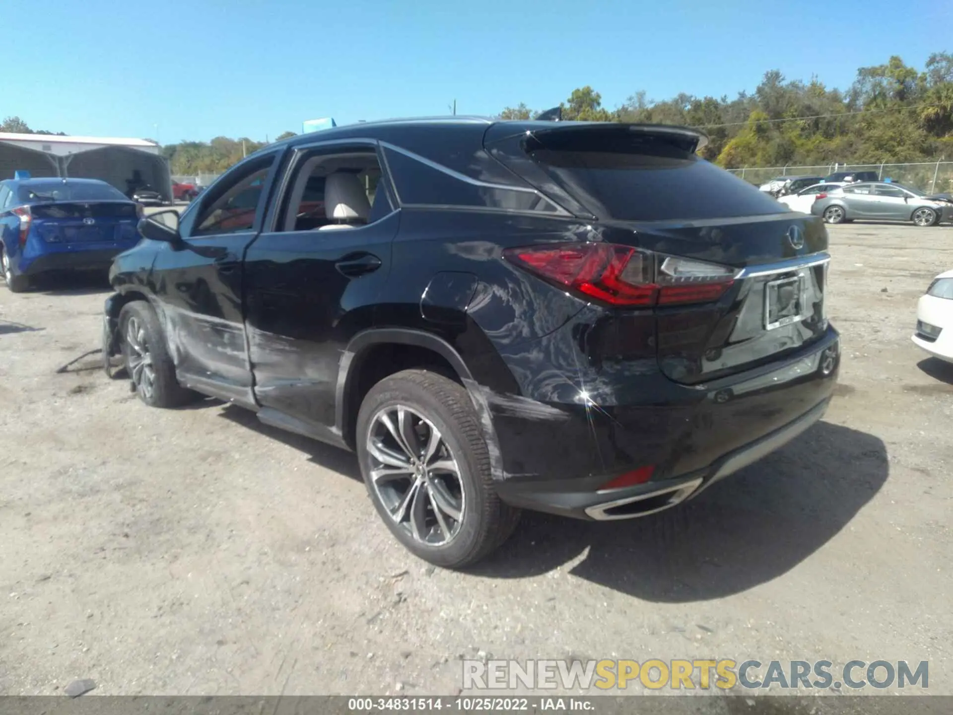 3 fotografías del automóvil dañado 2T2HZMAA7LC161961 LEXUS RX 2020