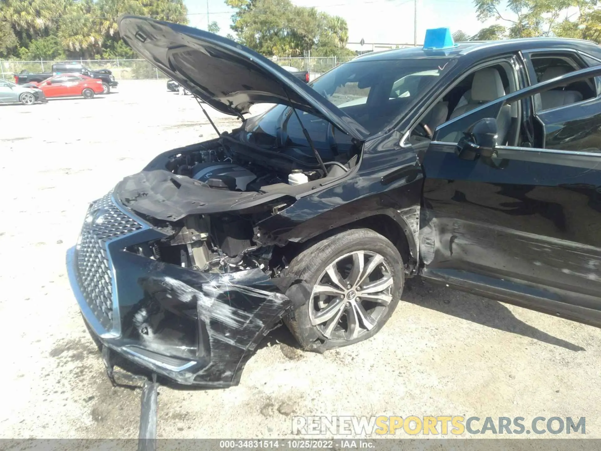 6 fotografías del automóvil dañado 2T2HZMAA7LC161961 LEXUS RX 2020