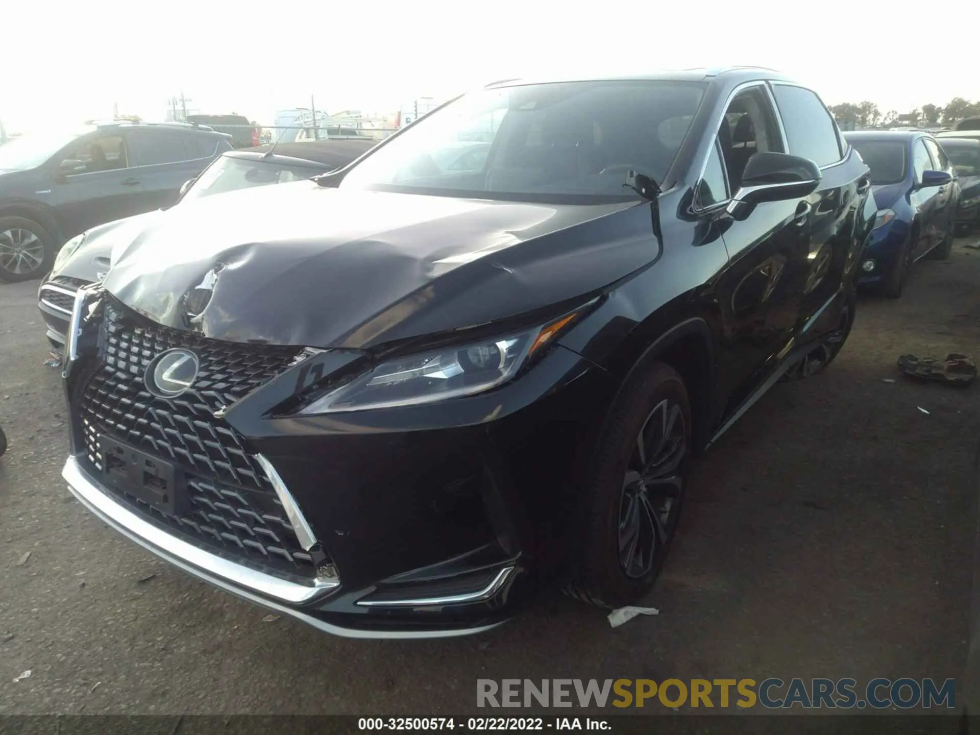 2 fotografías del automóvil dañado 2T2HZMAA8LC164948 LEXUS RX 2020