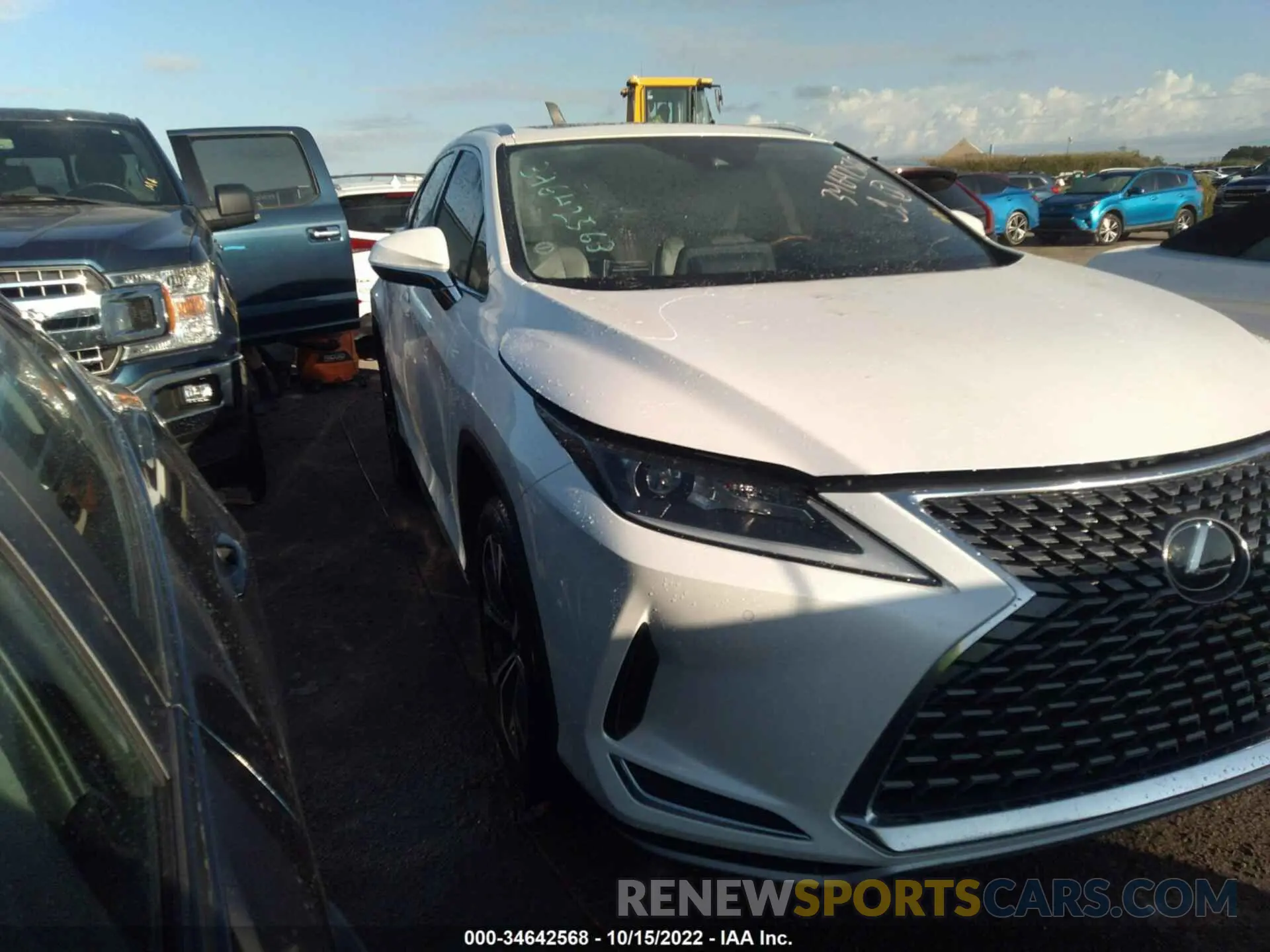 1 fotografías del automóvil dañado 2T2HZMAA8LC179742 LEXUS RX 2020