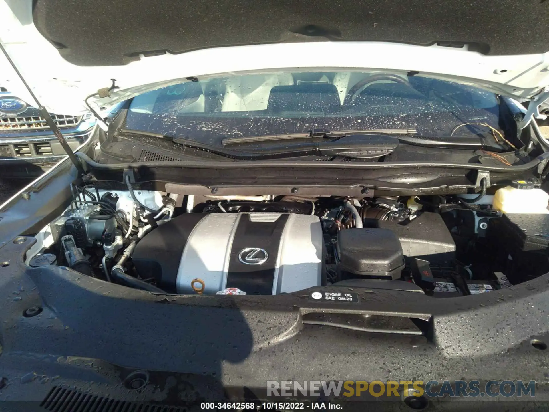 10 fotografías del automóvil dañado 2T2HZMAA8LC179742 LEXUS RX 2020