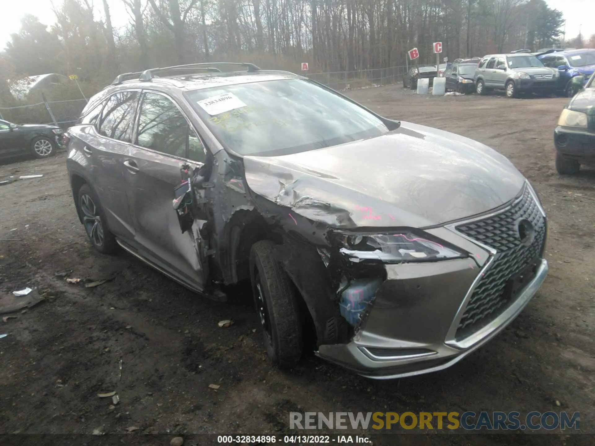 1 fotografías del automóvil dañado 2T2HZMDA0LC229058 LEXUS RX 2020