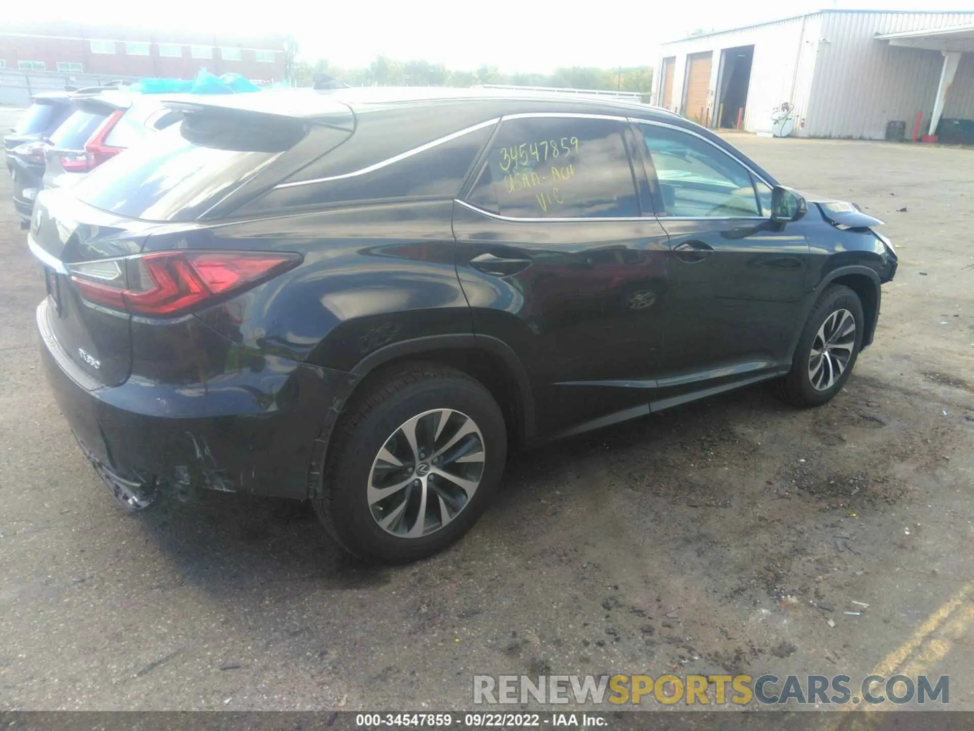 4 fotografías del automóvil dañado 2T2HZMDA2LC250428 LEXUS RX 2020