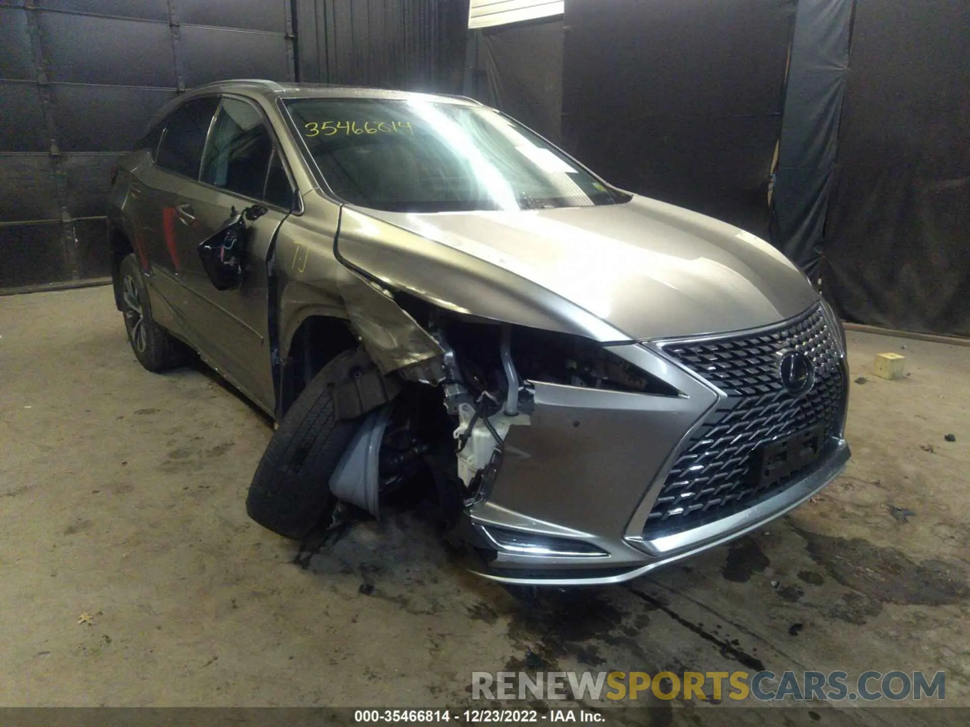 1 fotografías del automóvil dañado 2T2HZMDA7LC212421 LEXUS RX 2020