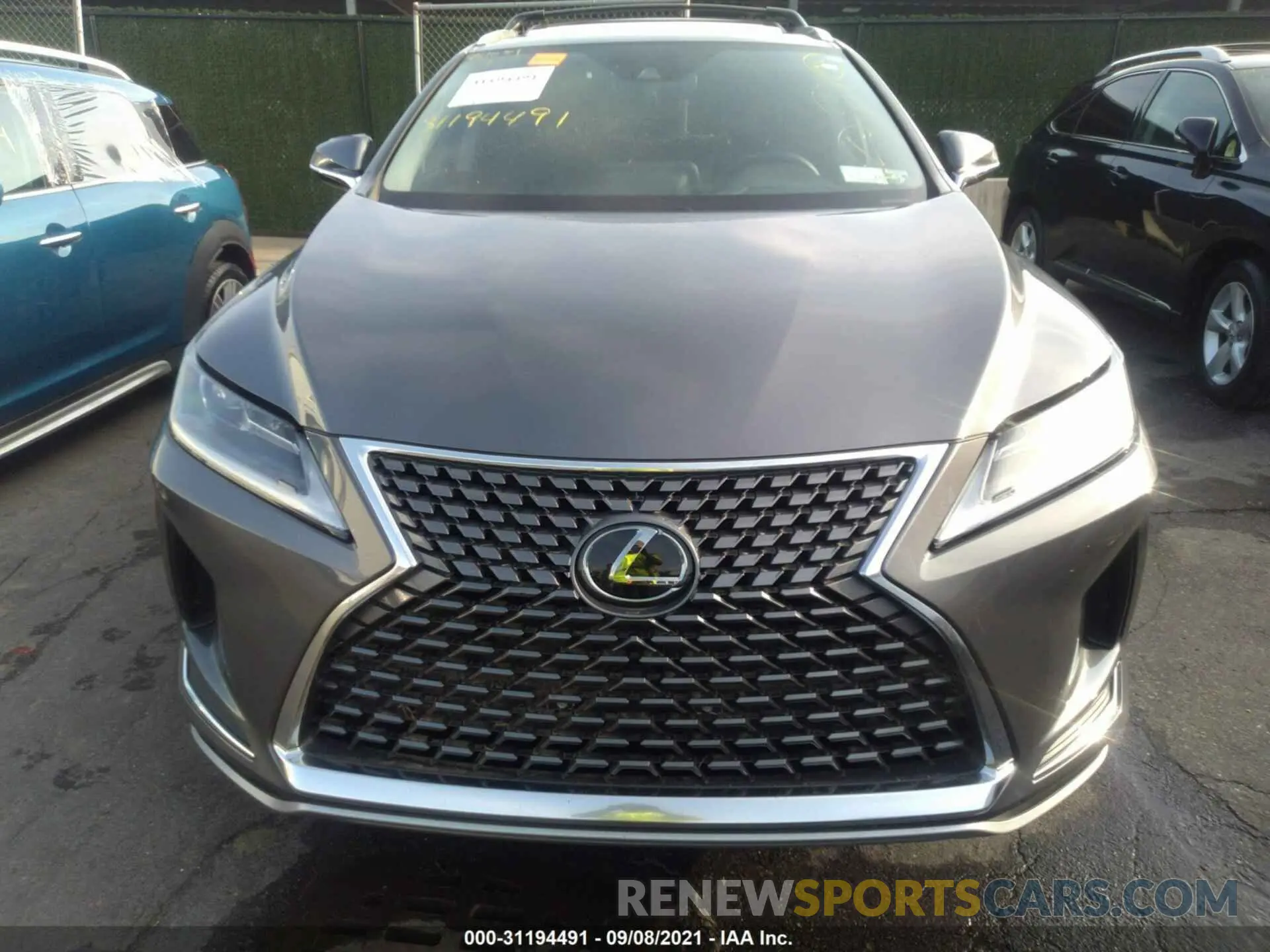 6 fotografías del automóvil dañado 2T2HZMDA9LC243038 LEXUS RX 2020