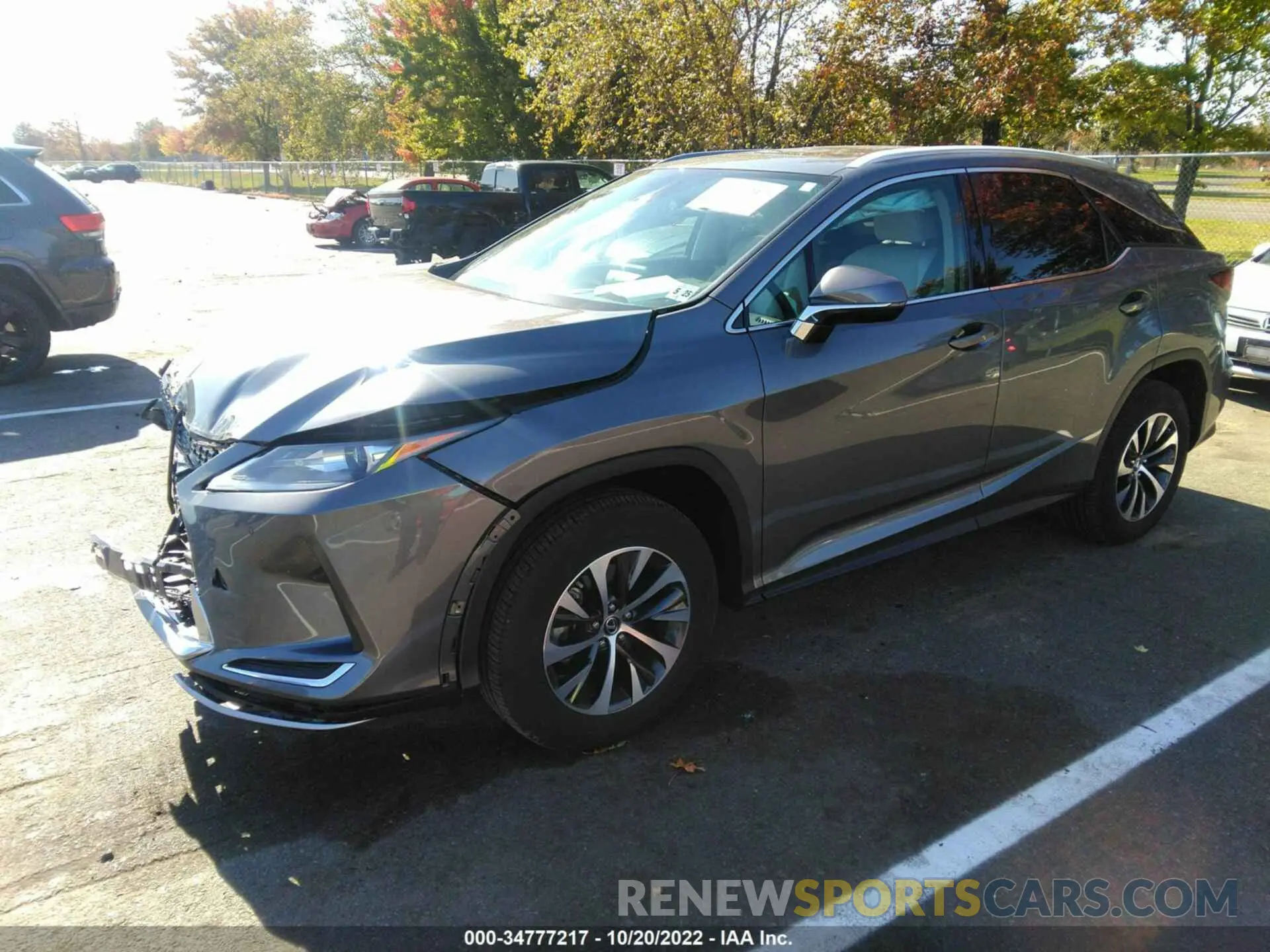 2 fotografías del automóvil dañado 2T2HZMDAXLC236597 LEXUS RX 2020