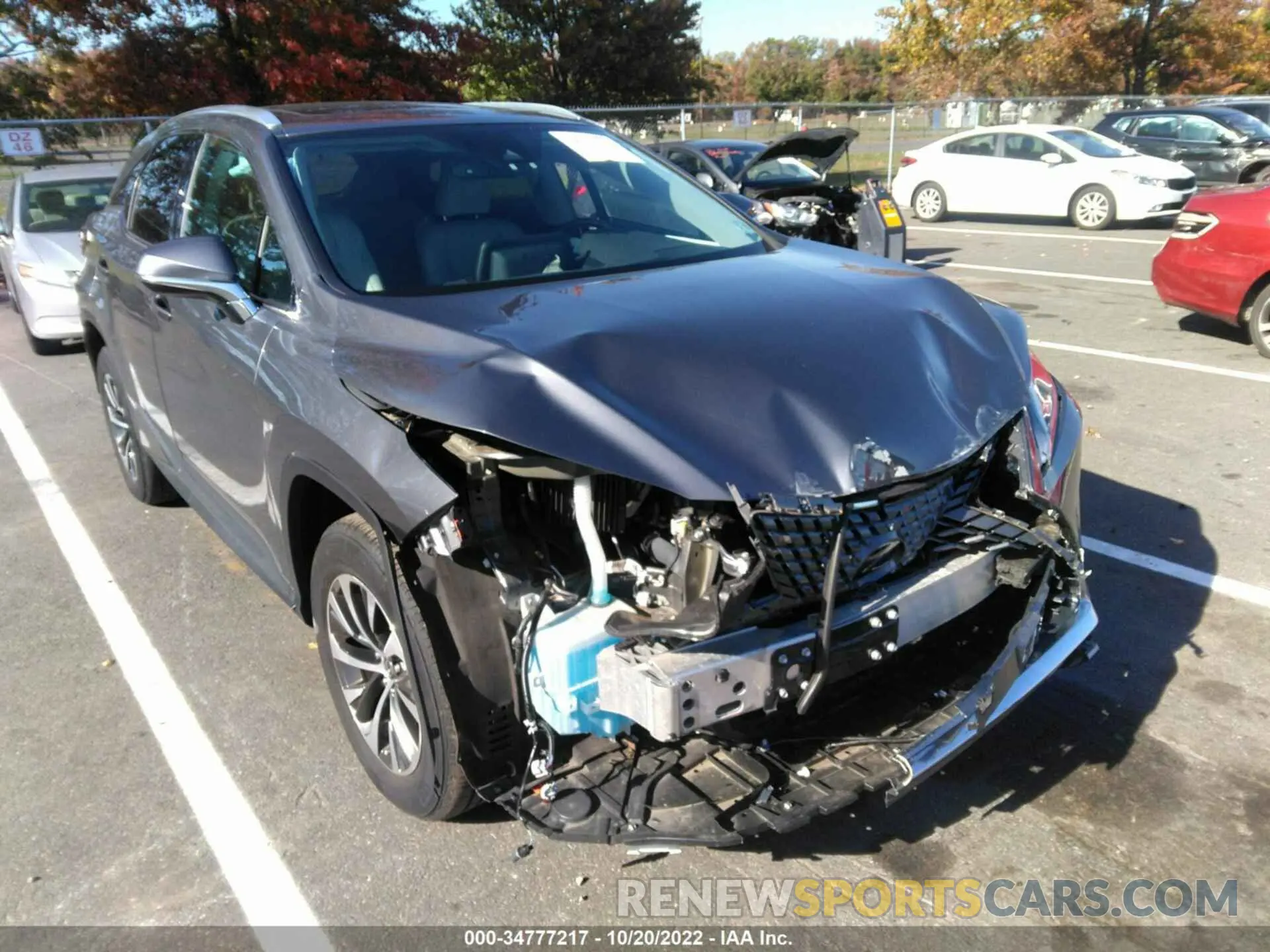 6 fotografías del automóvil dañado 2T2HZMDAXLC236597 LEXUS RX 2020