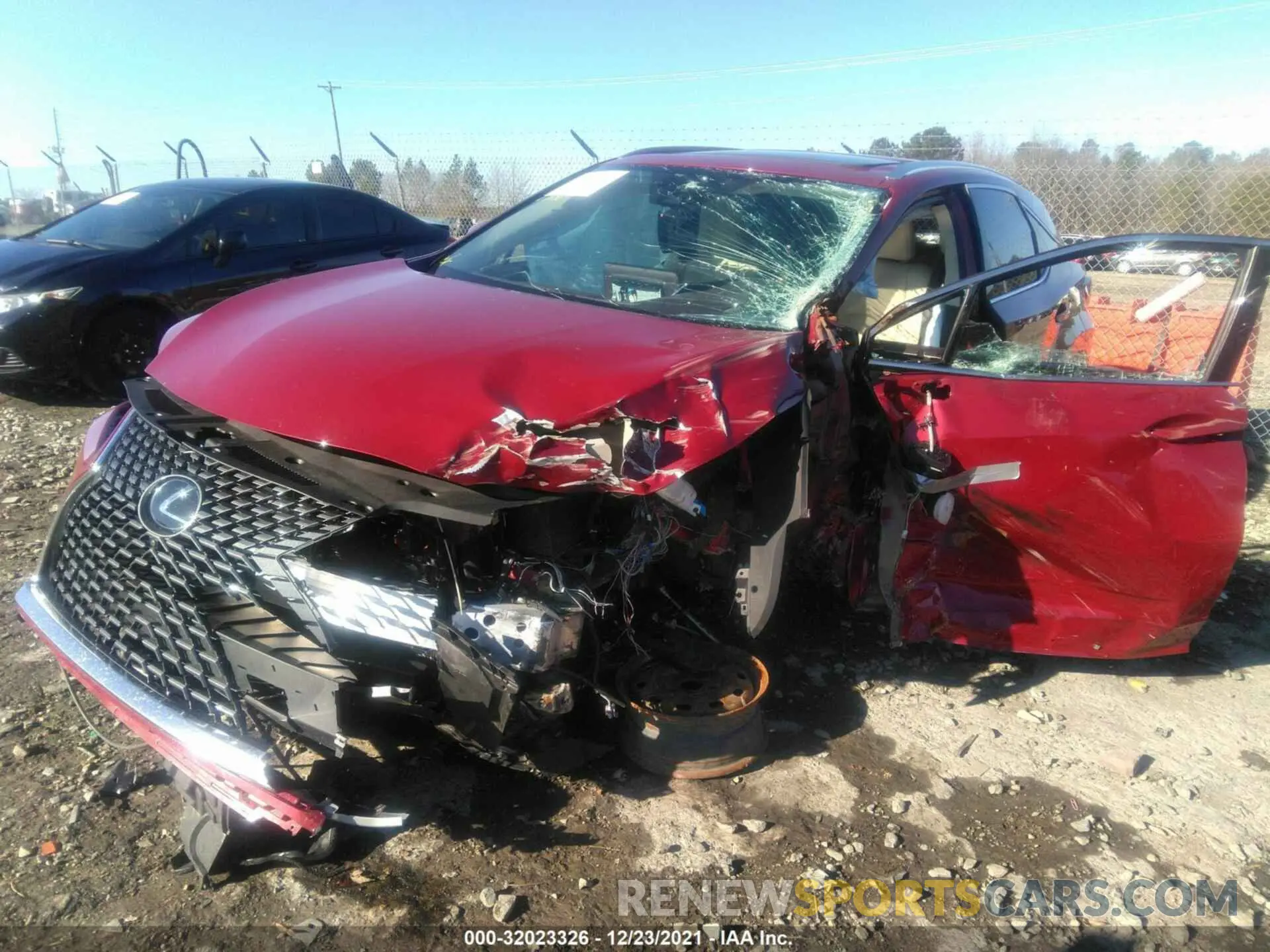 2 fotografías del automóvil dañado 2T2HZMDAXLC240343 LEXUS RX 2020